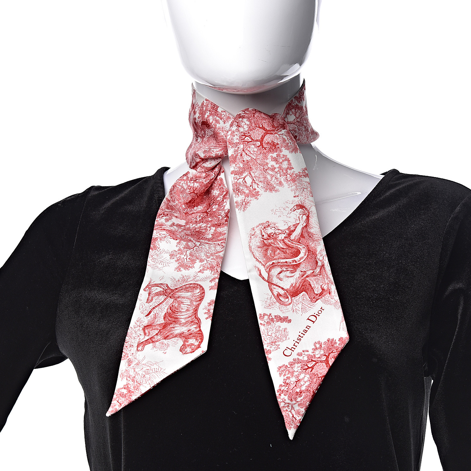 Christian Dior Silk Toile De Jouy Mitzah Scarf Red Fashionphile Christian Dior Silk Toile De Jouy Mitzah Scarf Red Fashionphile