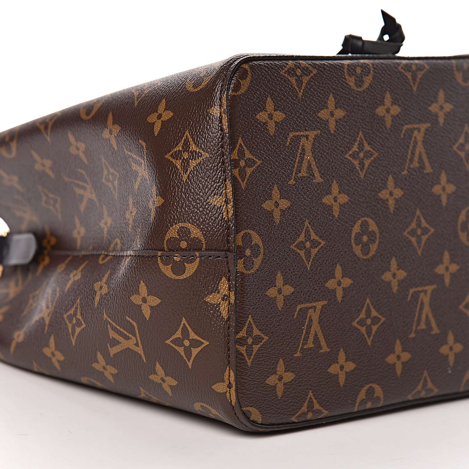 LOUIS VUITTON Monogram Neonoe MM Black 481988