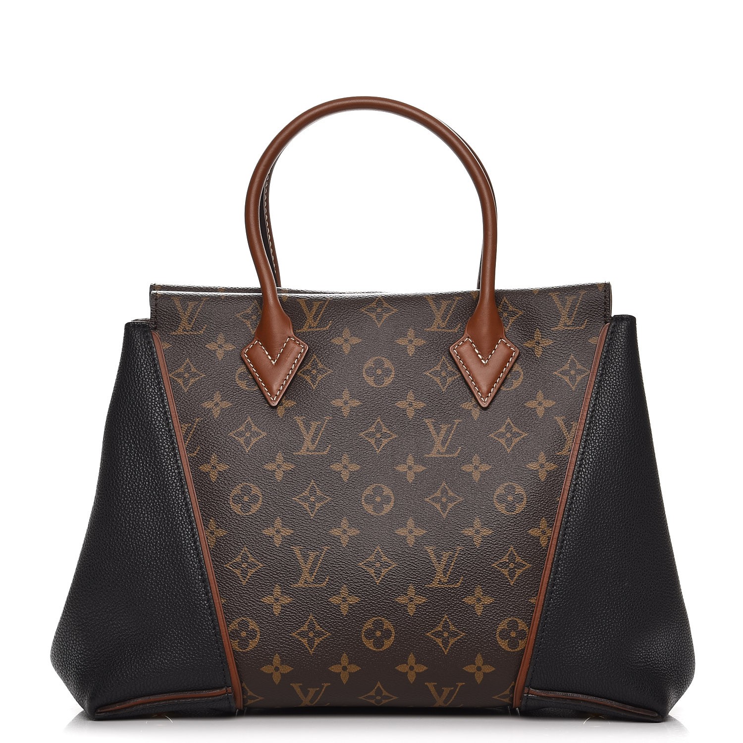 LOUIS VUITTON Monogram Tote W PM Black 228187