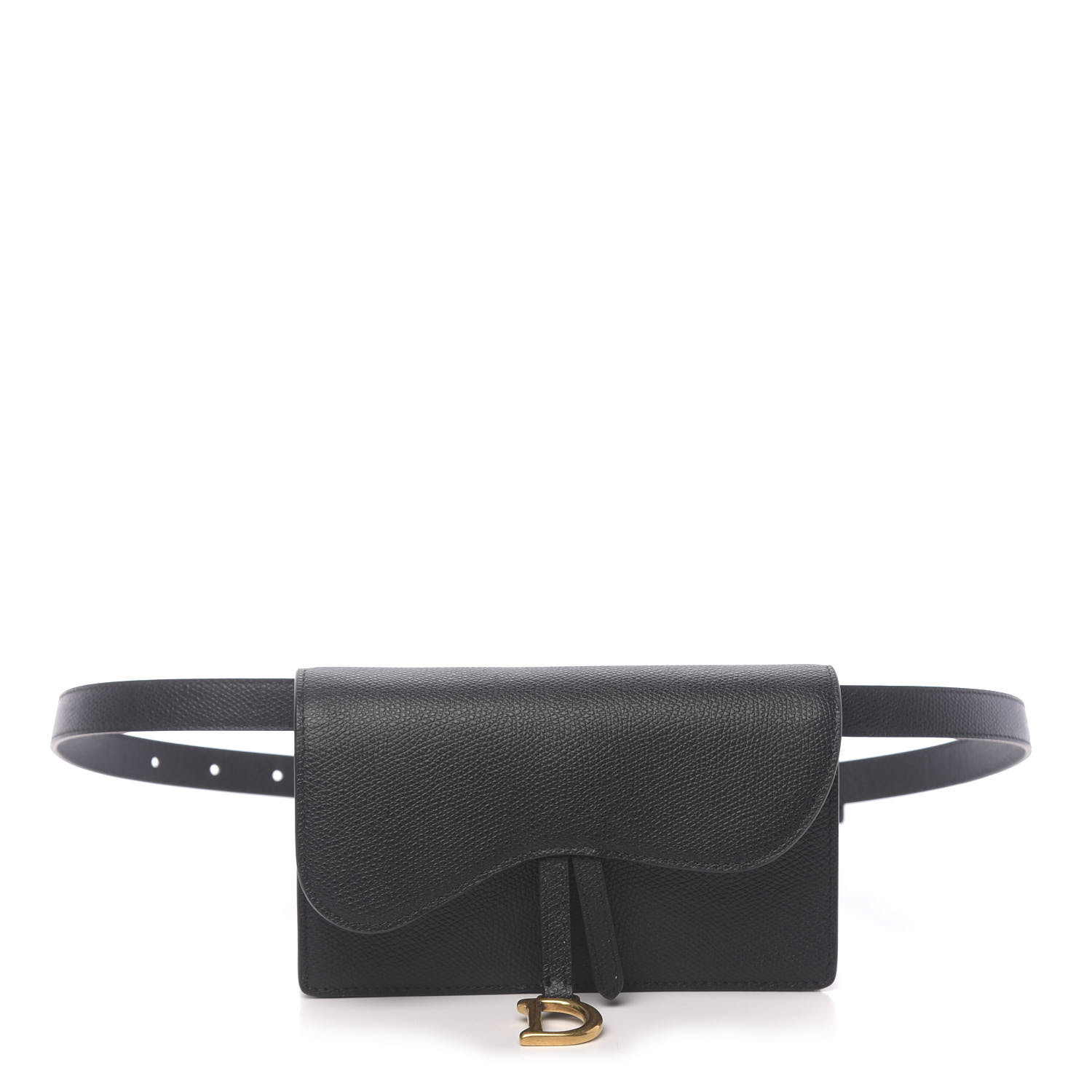 dior saddle belt bag black