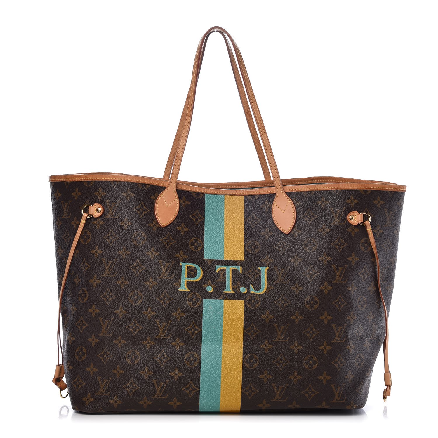 LOUIS VUITTON Mon Monogram Neverfull GM Vert Clair Jaune 310000