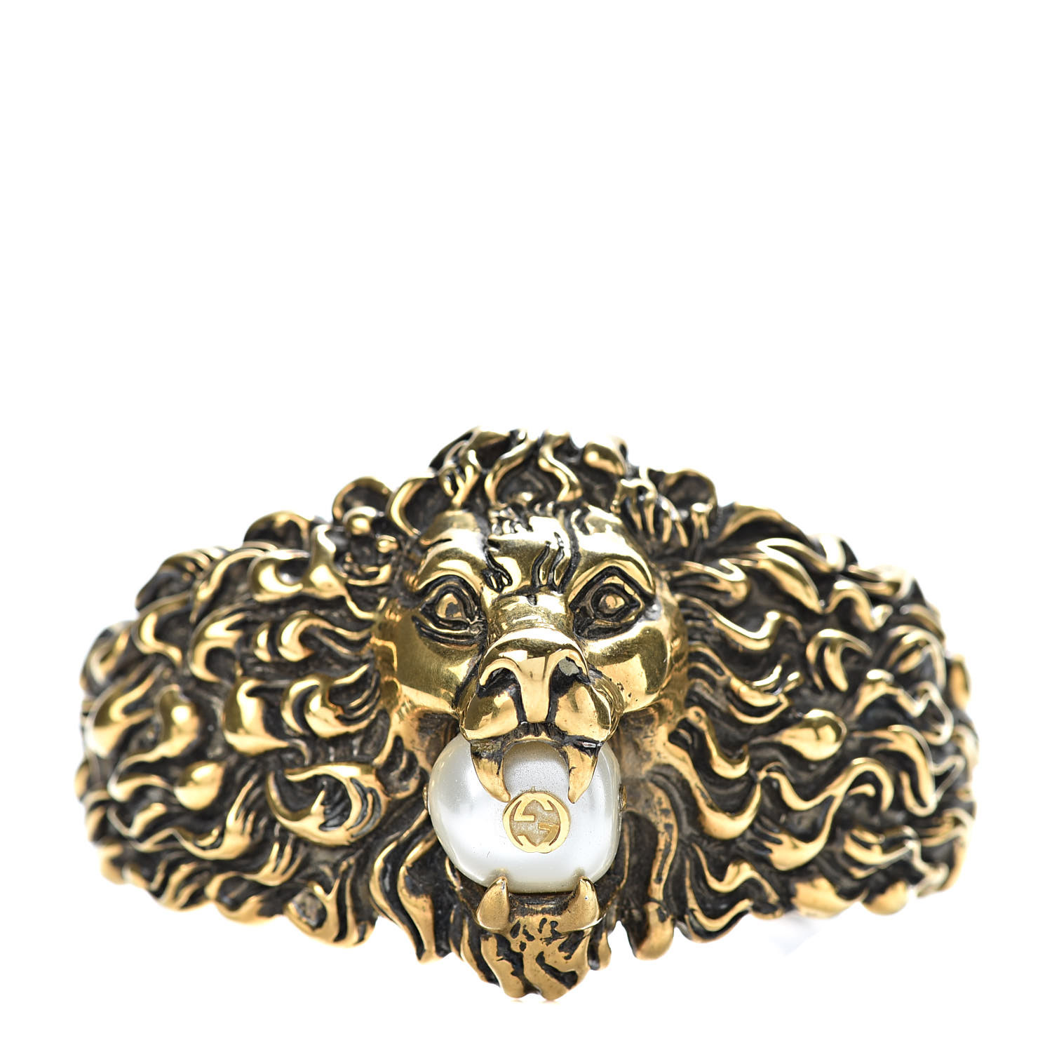 gucci lion head bracelet