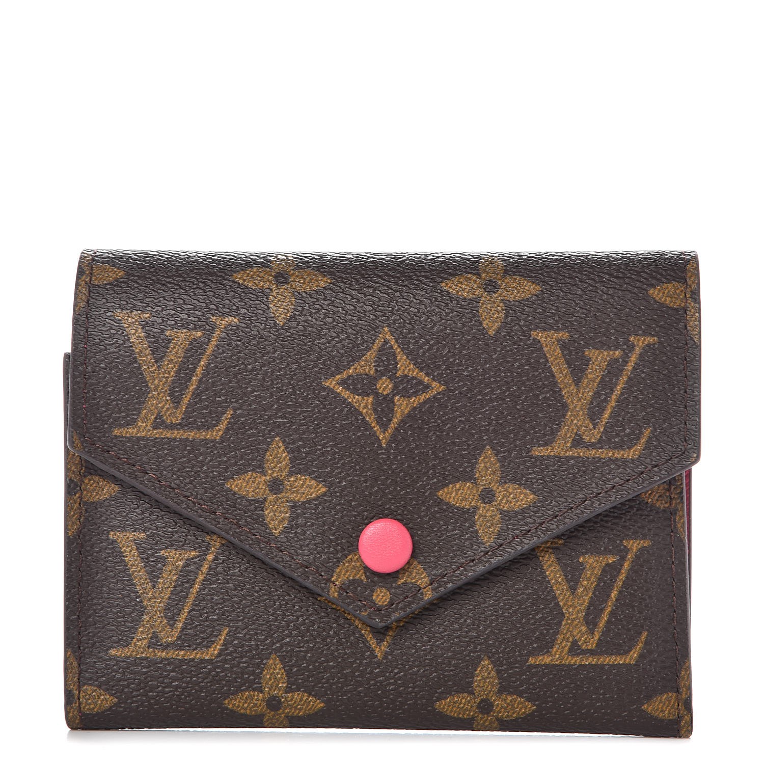 LOUIS VUITTON Monogram Victorine Wallet Pink 317843