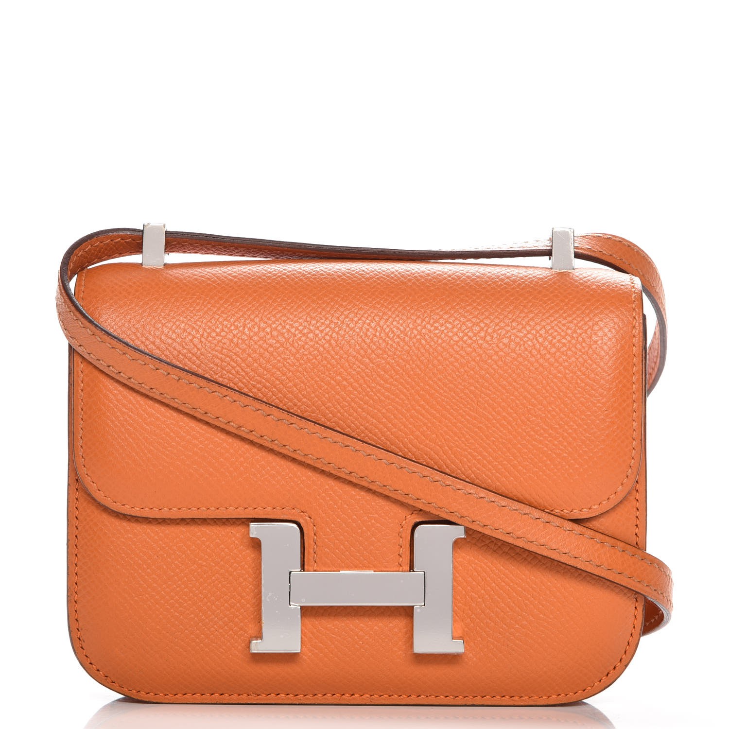 HERMES Epsom Micro Constance 14 Orange 