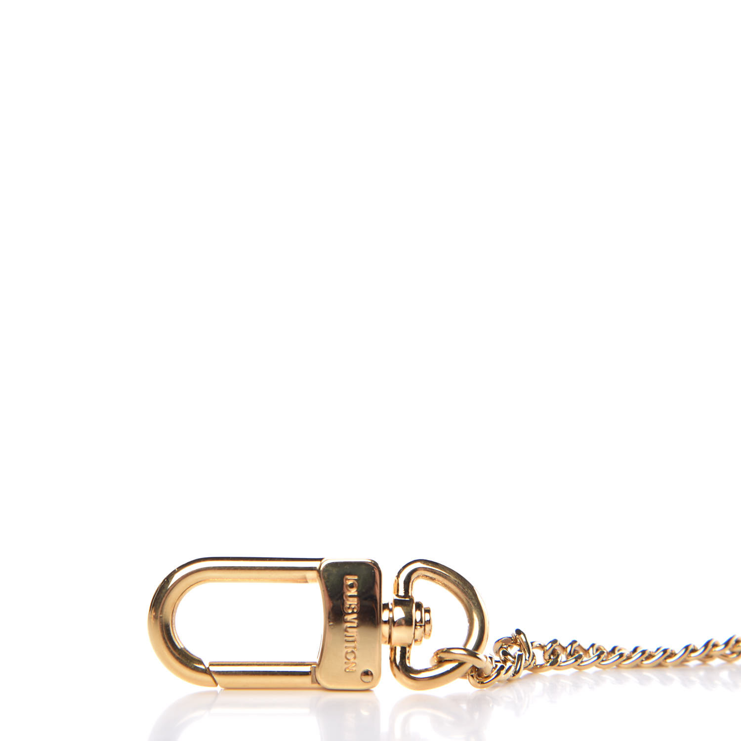 LOUIS VUITTON Pochette Extender Key Ring Chain Gold 365390