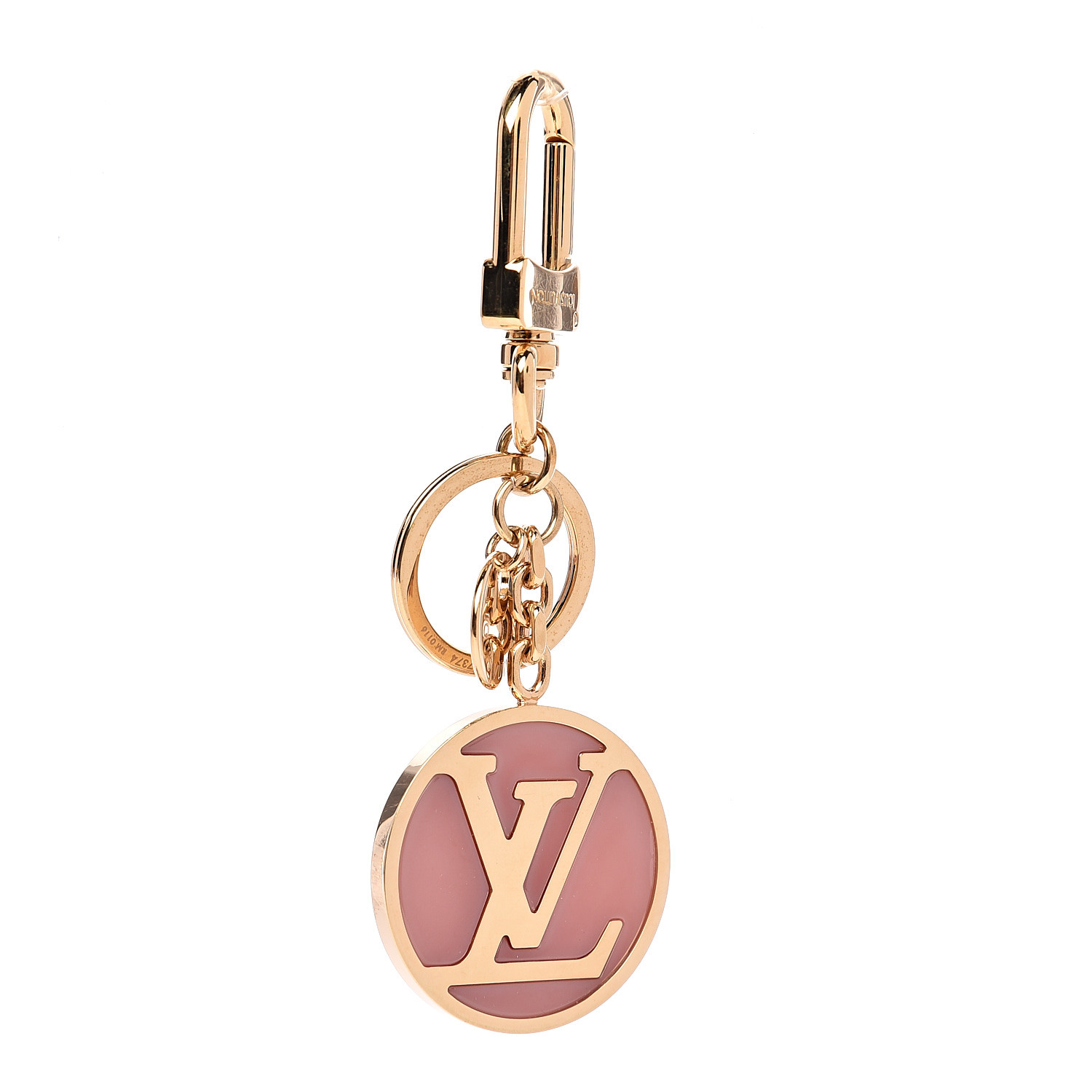LOUIS VUITTON LV Circle Bag Charm Key Holder Pink 530873