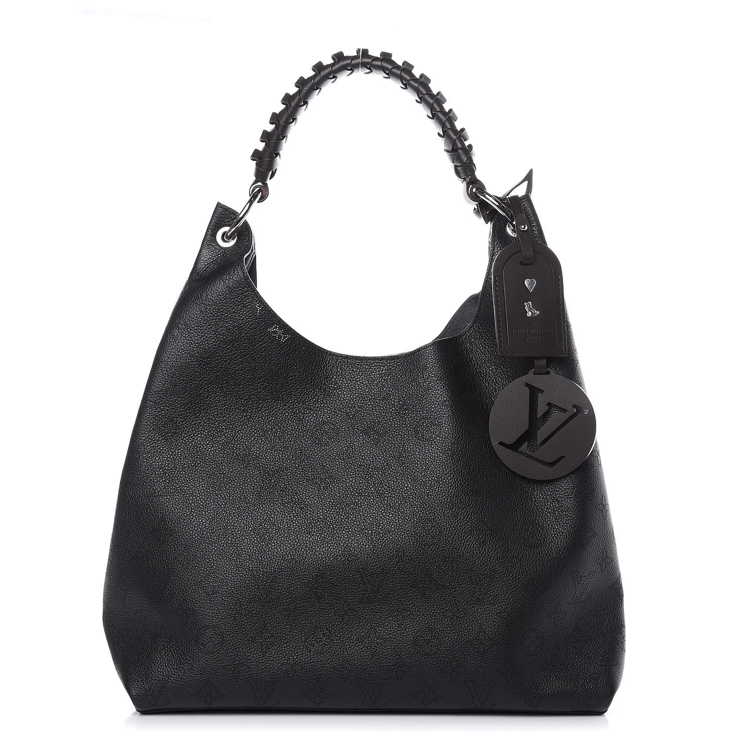 LOUIS VUITTON Mahina Carmel Hobo Black 403617