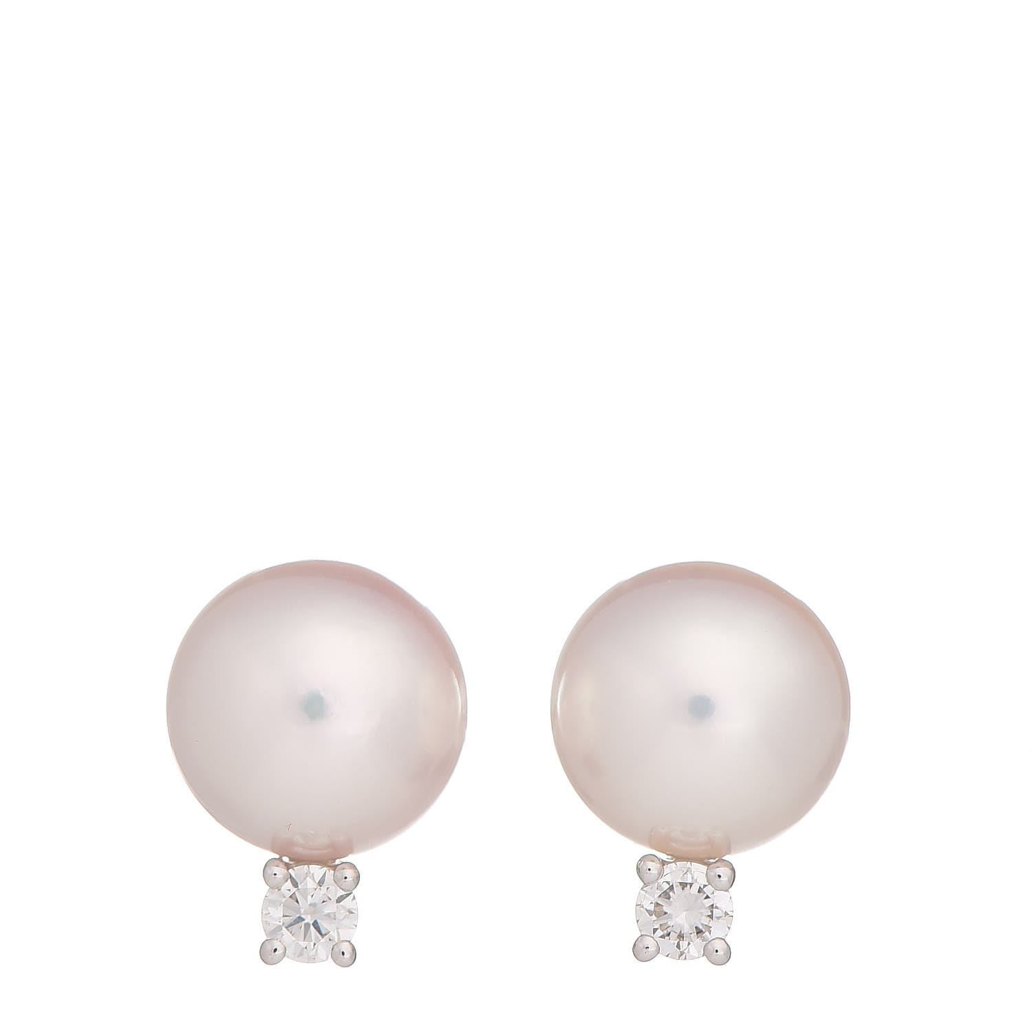 white akoya pearl stud earrings