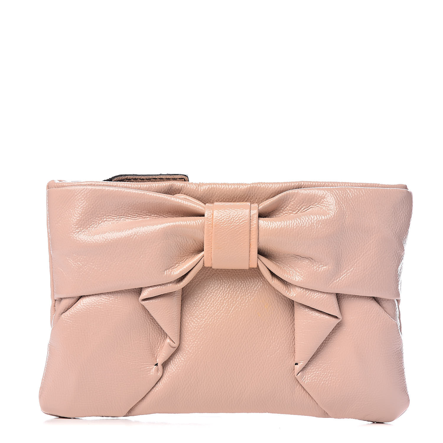 VALENTINO Lacca Bow Clutch Pink 505917 |