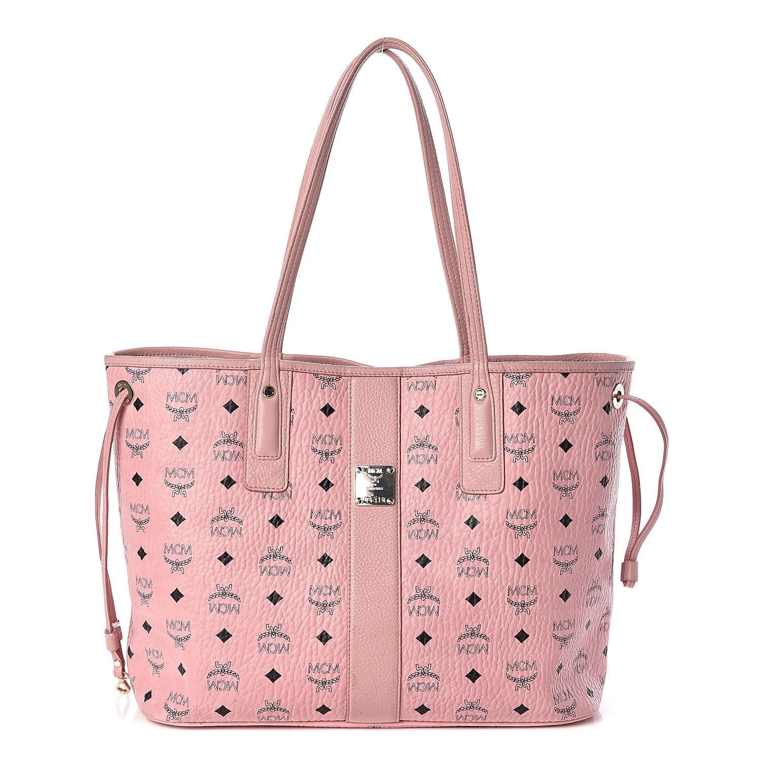 mcm large pink tote