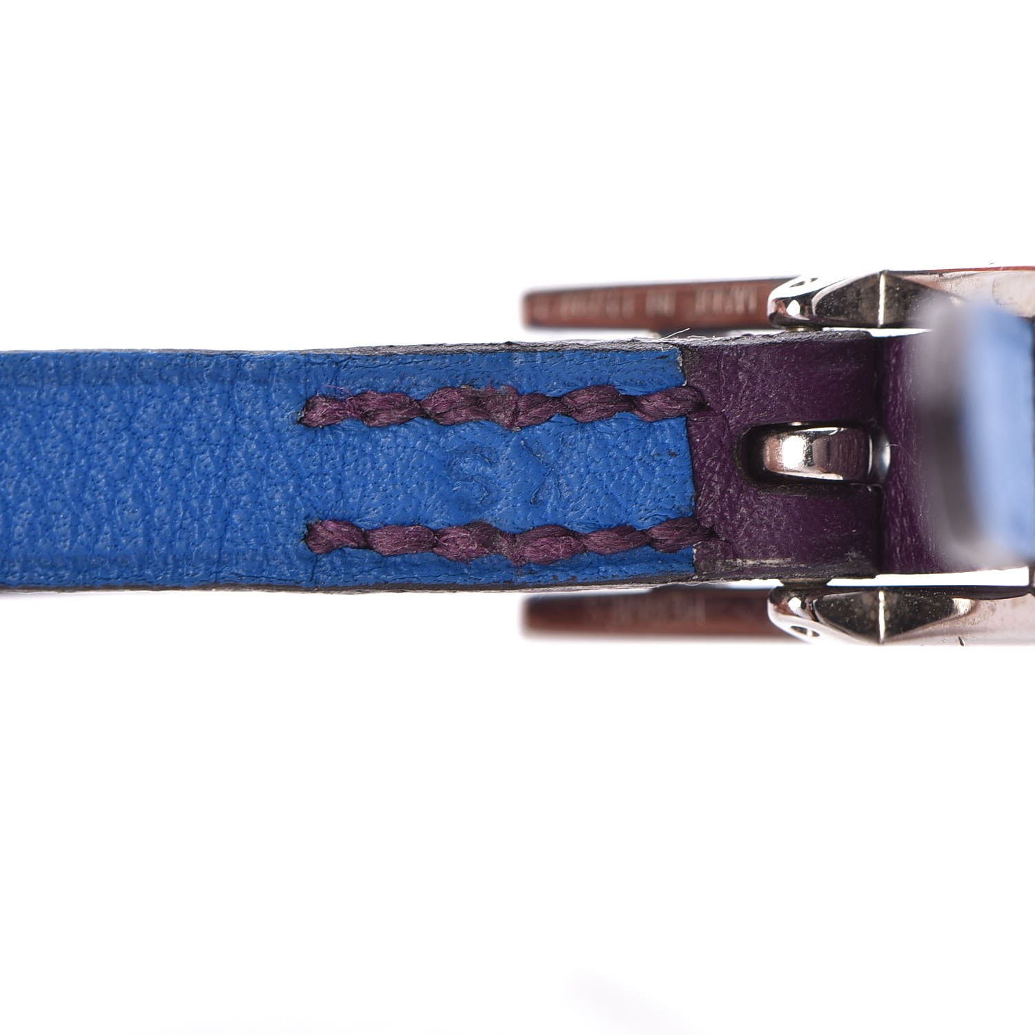 HERMES Swift Behapi Simple Tour Bracelet XS Ultraviolet Bleu Hydra 313460