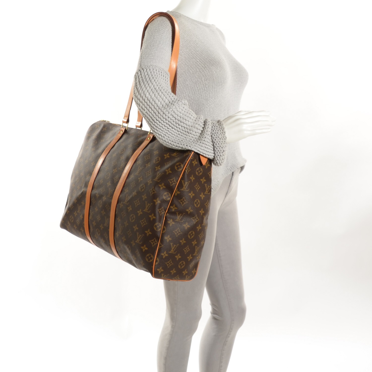 Louis Vuitton Flanerie in monogram canvas and natural leather