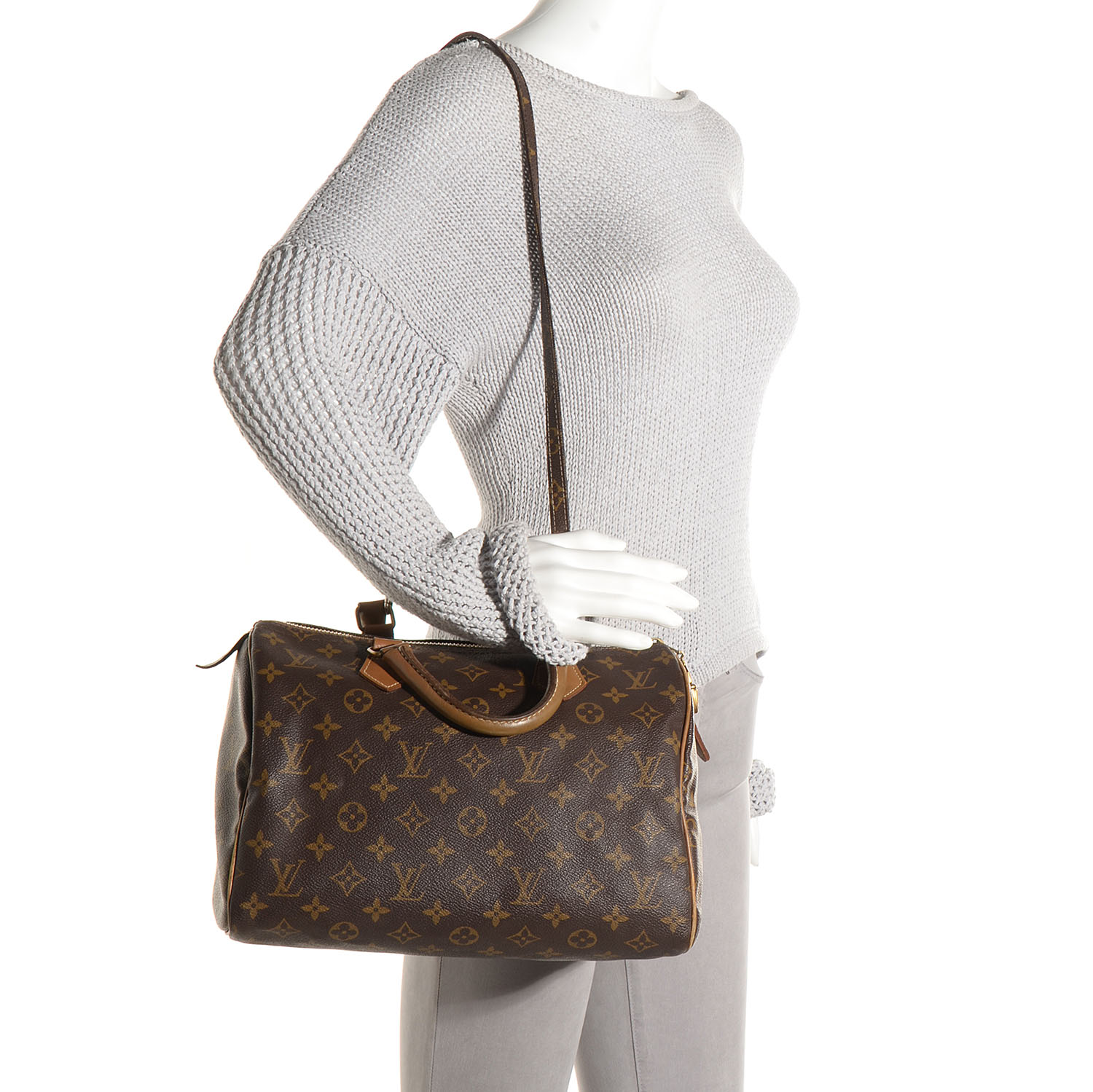 LOUIS VUITTON Monogram French Company Speedy 30 89189