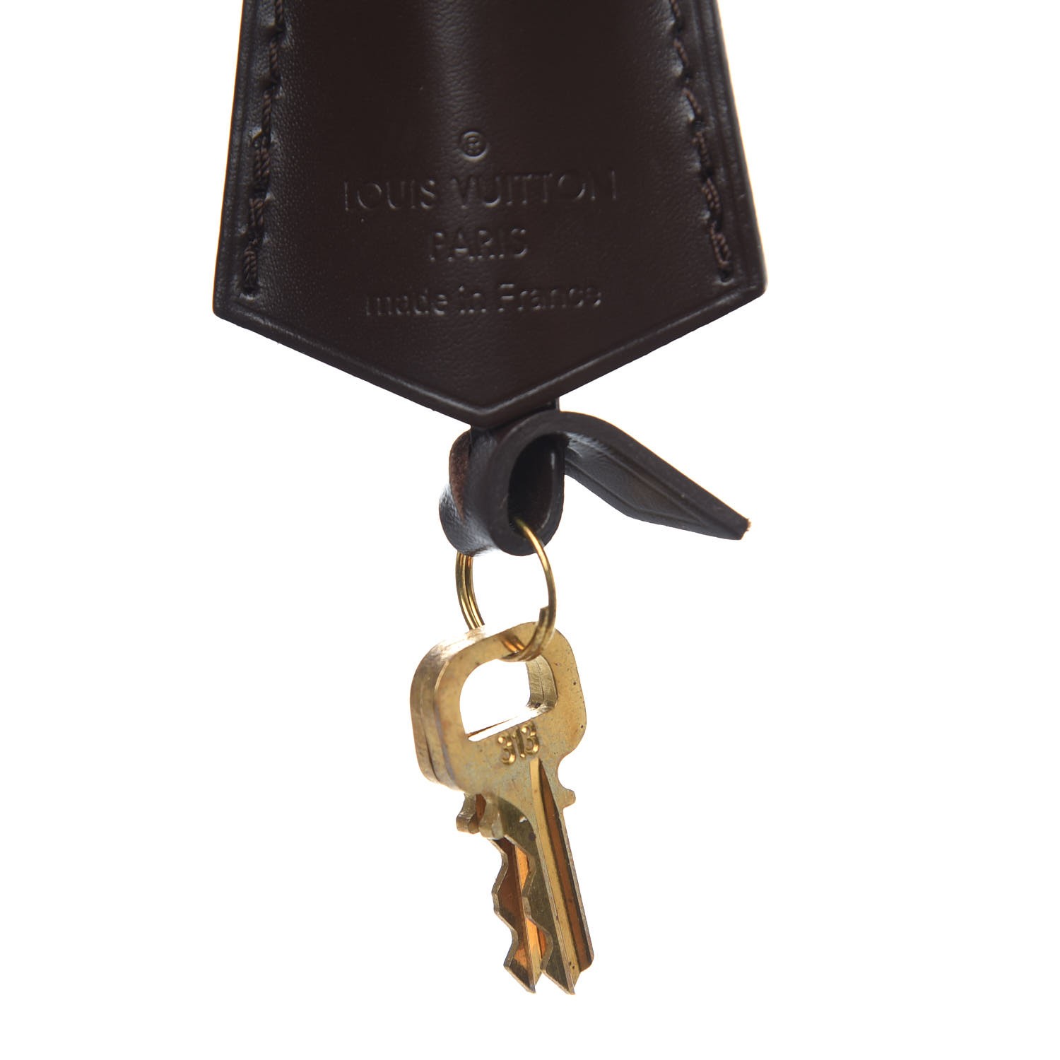 LOUIS VUITTON Vachetta Clochette Key Bell Holder 125610