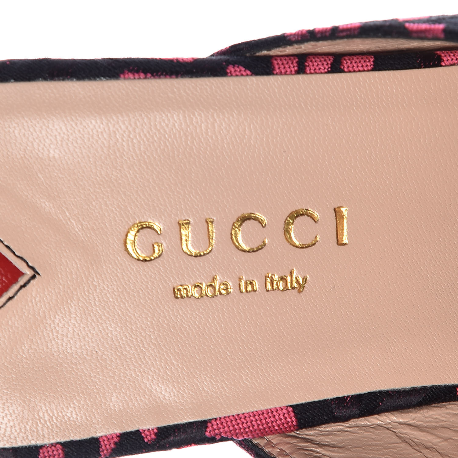 gucci neon pink princetown
