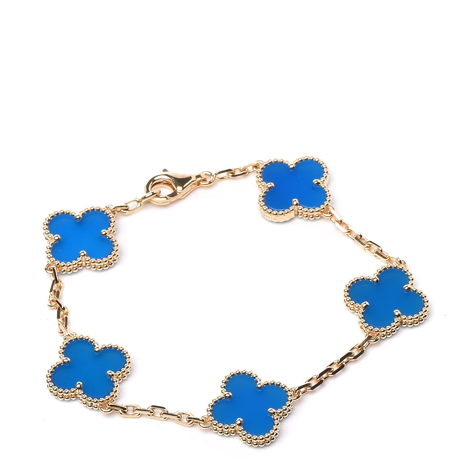 van cleef blue bracelet