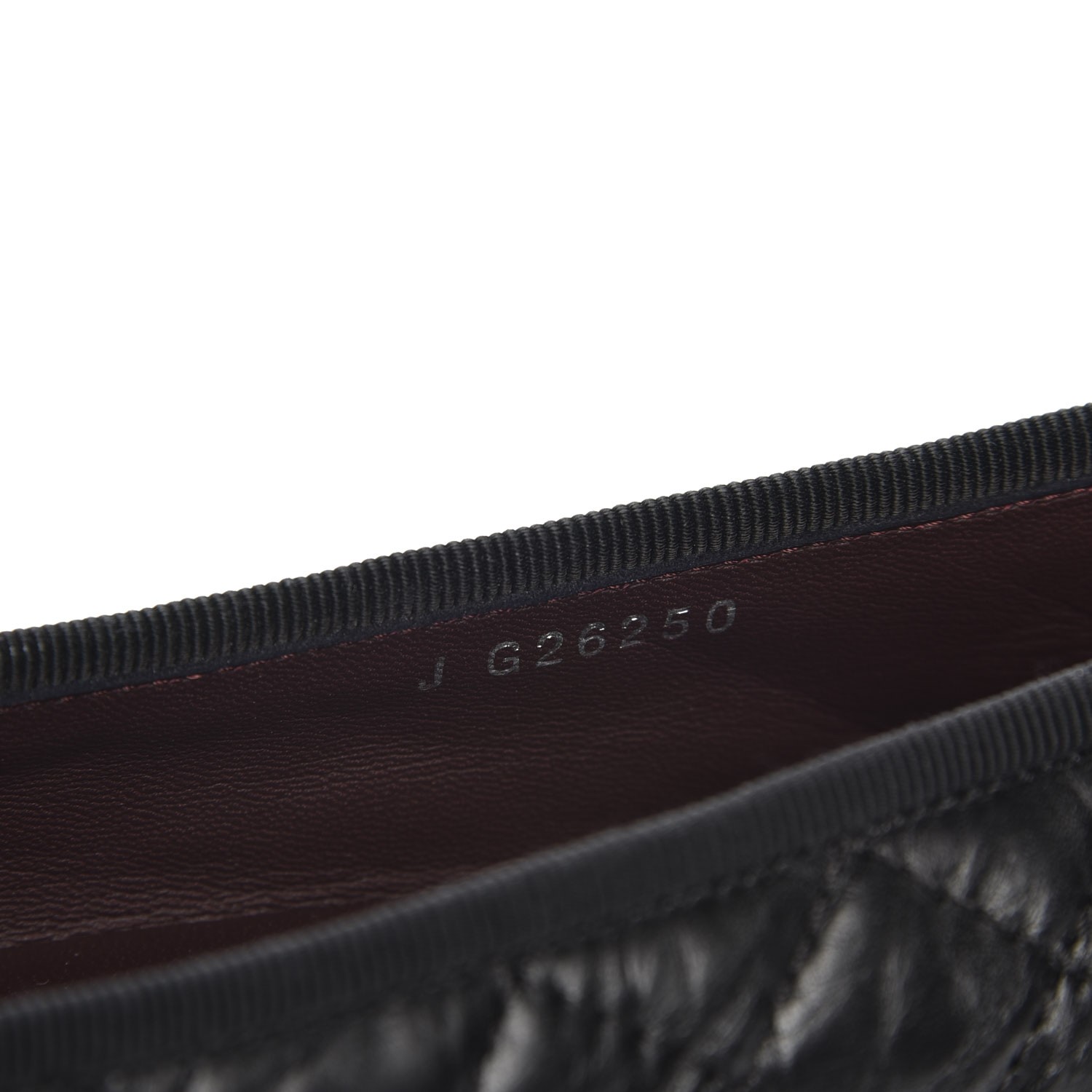 chanel aged calfskin ballerina