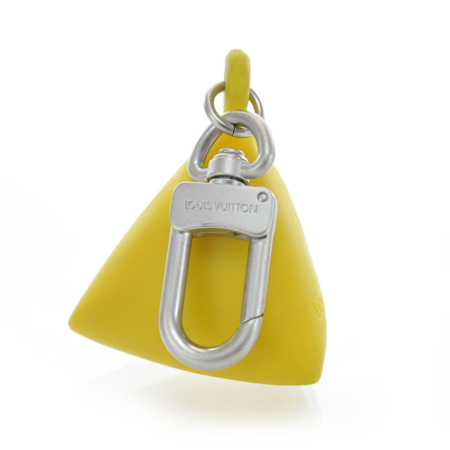 LOUIS VUITTON Cup Buoy Yellow Key Holder Charm 29658