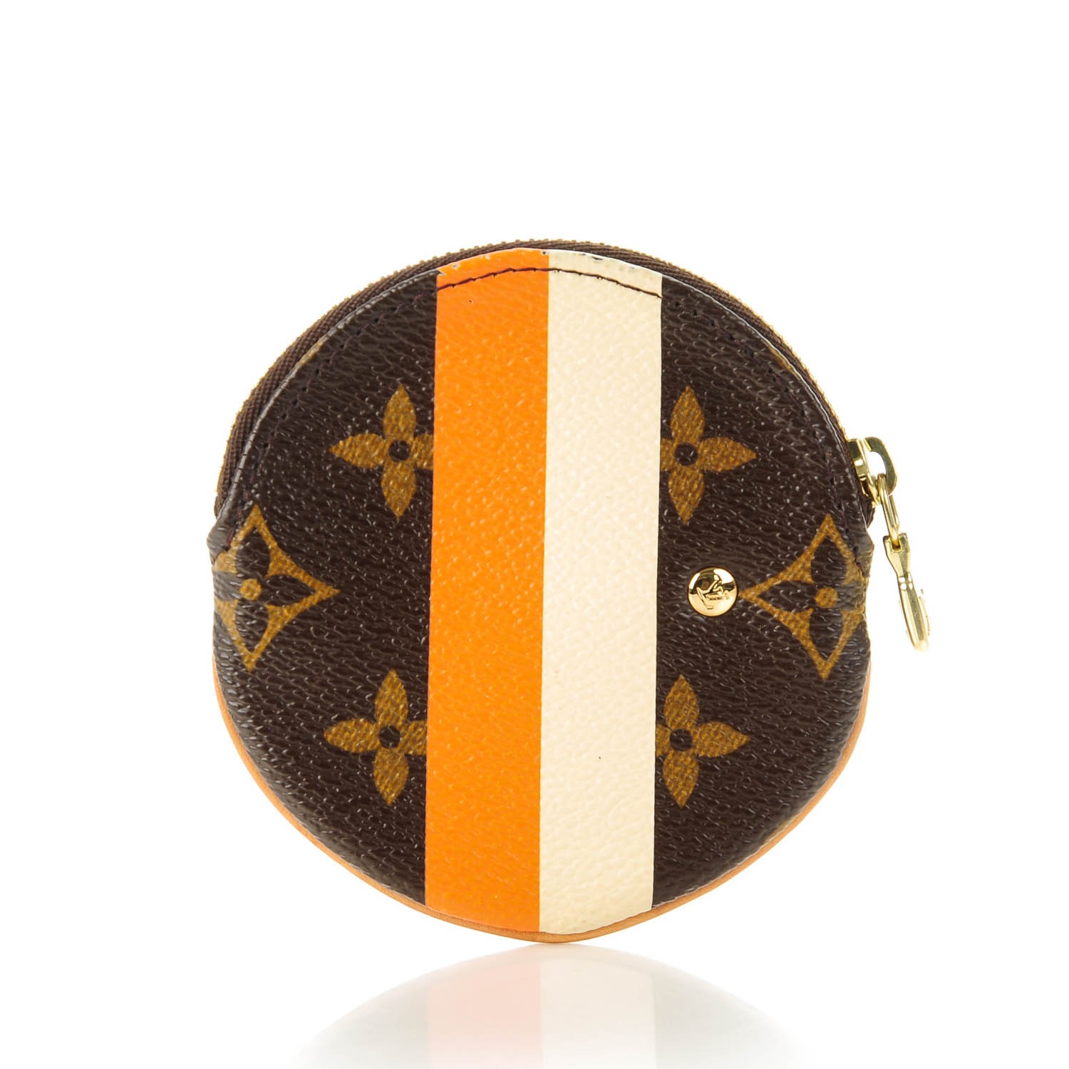 LOUIS VUITTON Monogram Groom Round Coin Purse 135383