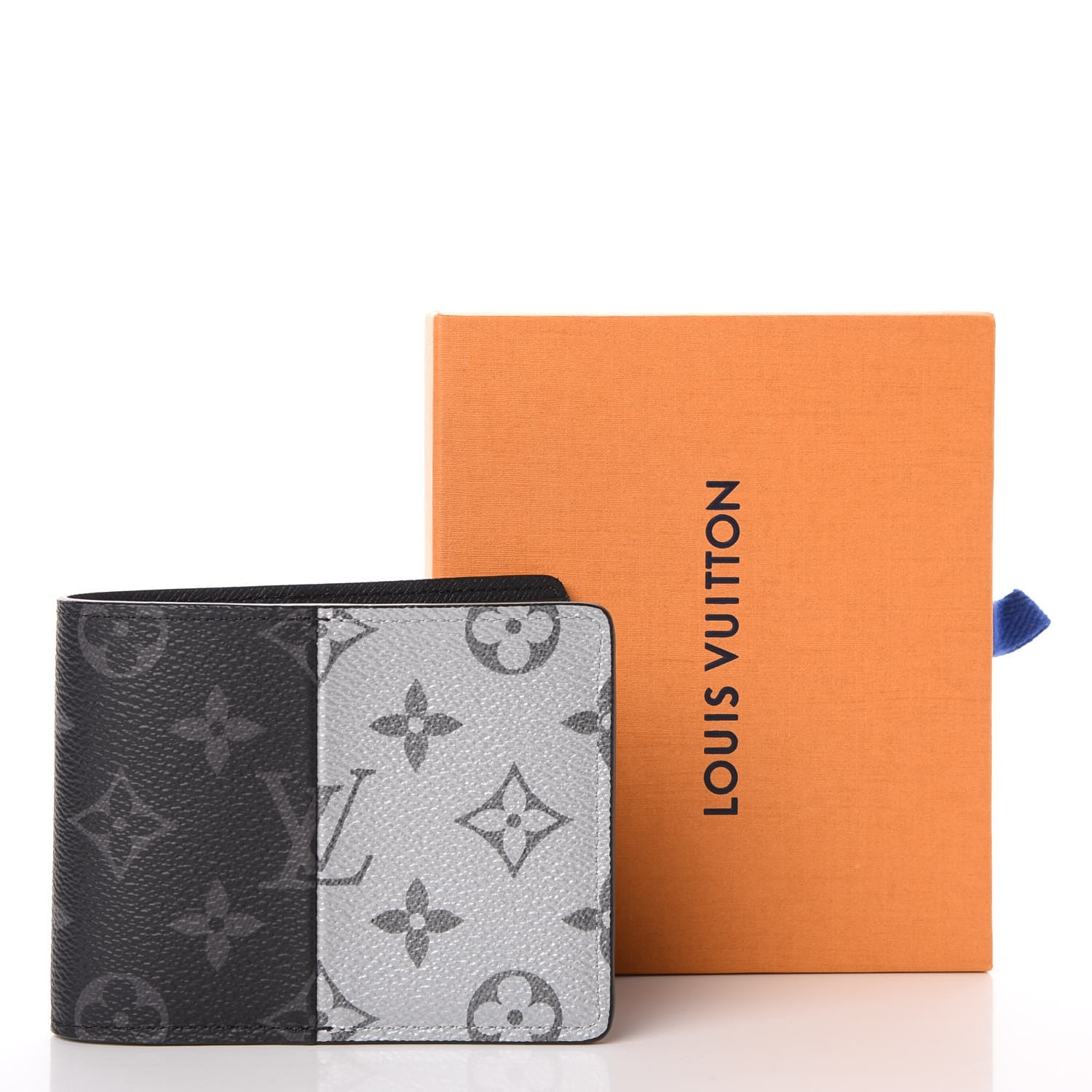 Louis Vuitton Multiple Wallet Grey Monogram Eclipse