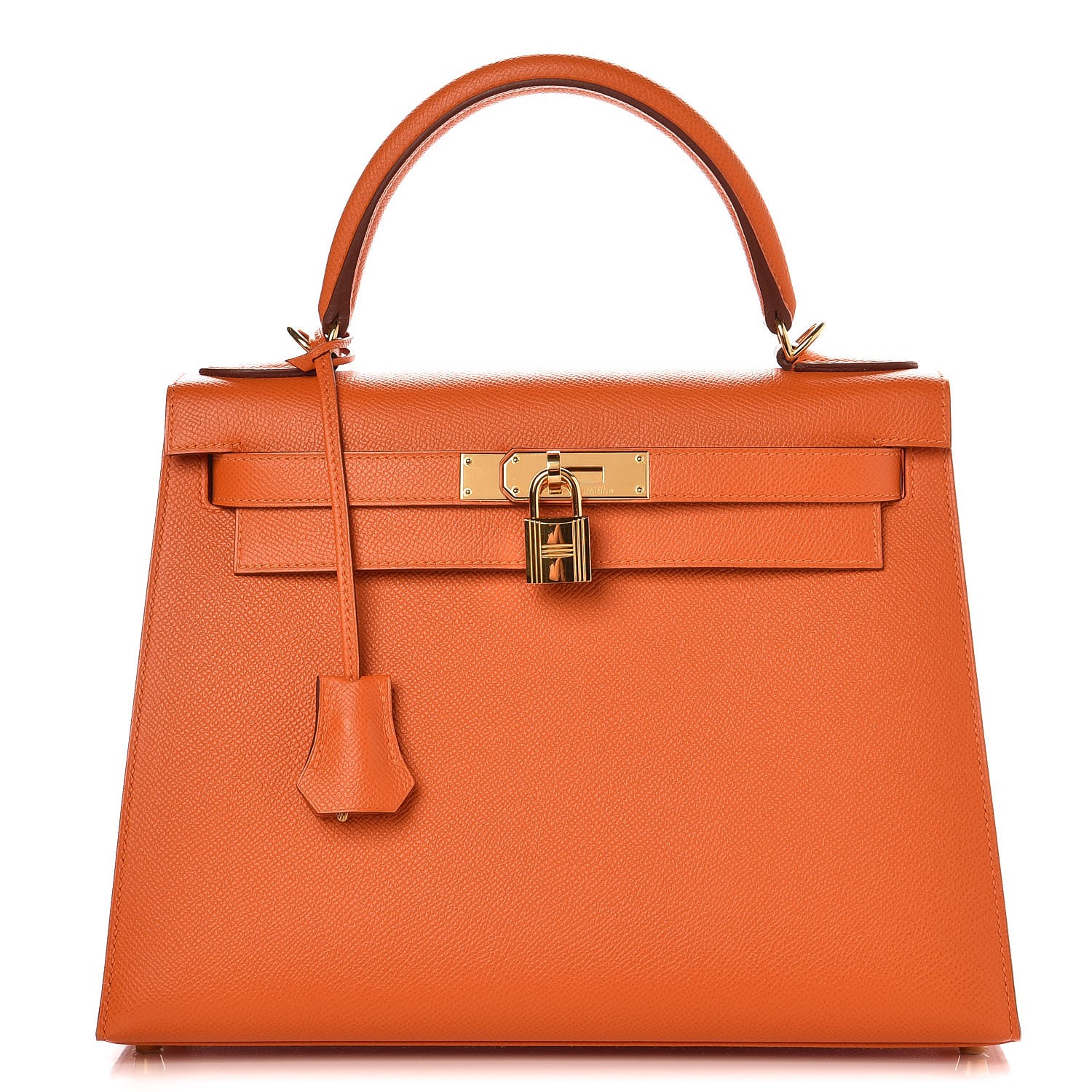 HERMES Epsom Kelly Sellier 28 Orange 