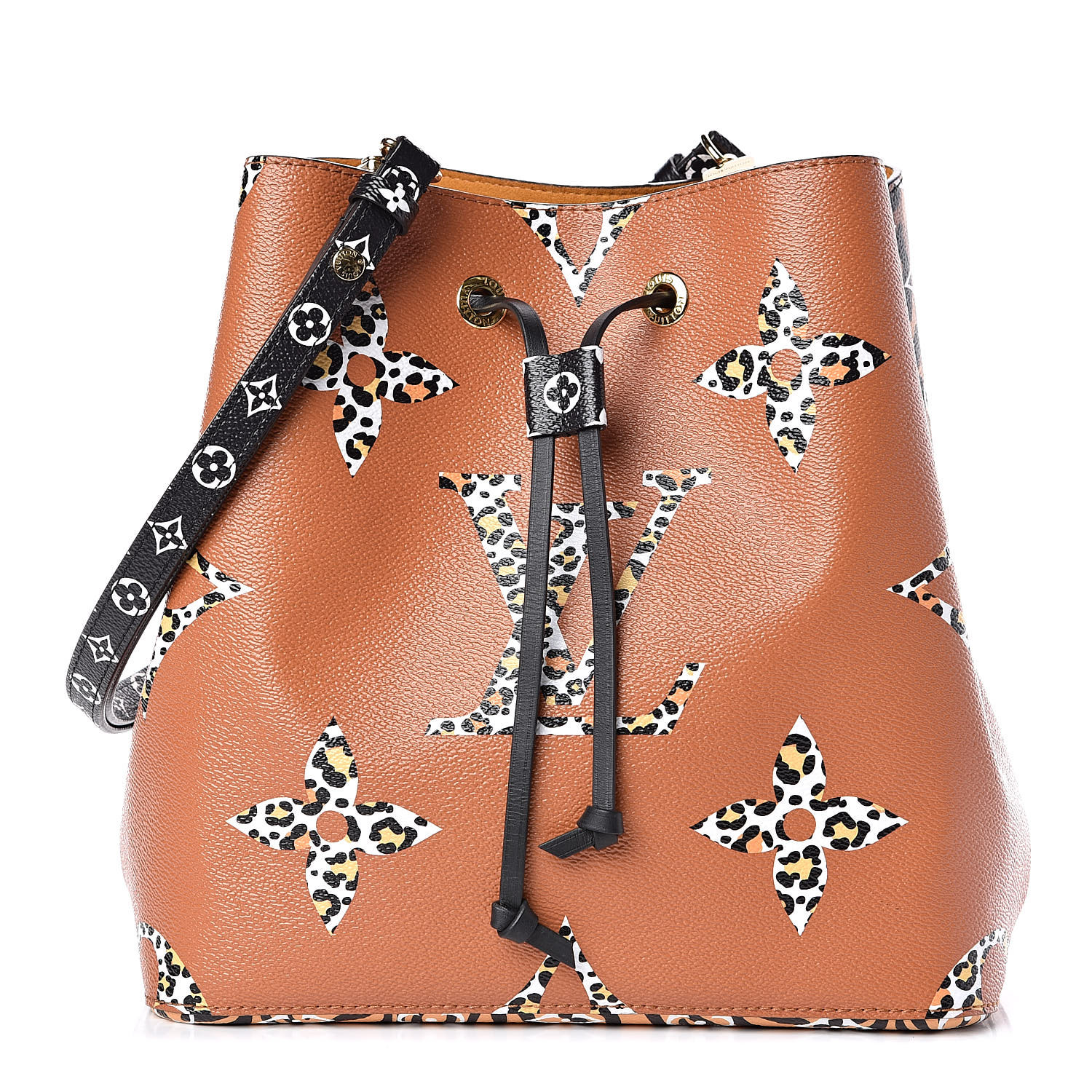 louis vuitton neonoe giant jungle LOUIS VUITTON Monogram Giant Jungle NéoNoé Caramel 499644