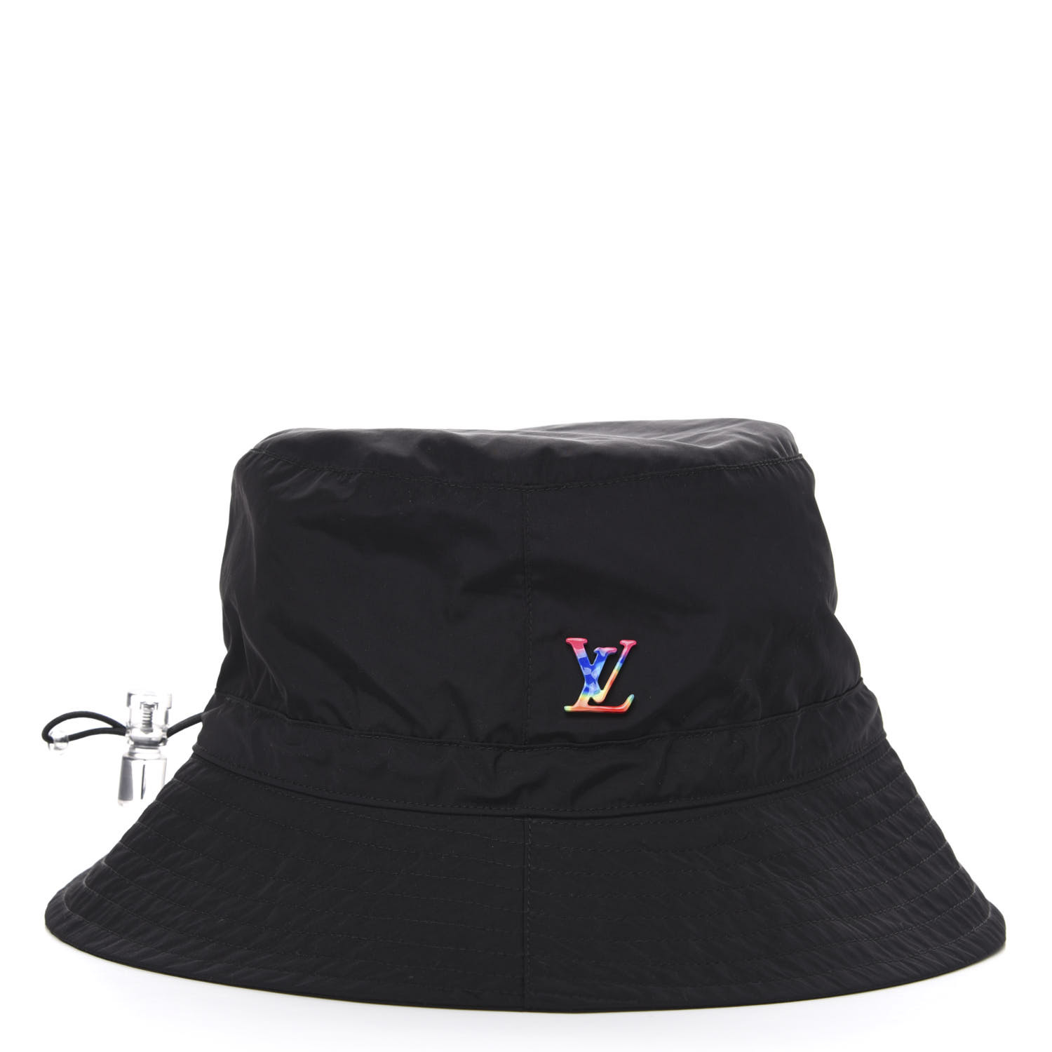 LOUIS VUITTON Nylon 2054 Transformable Bob Bucket Hat Black 679439