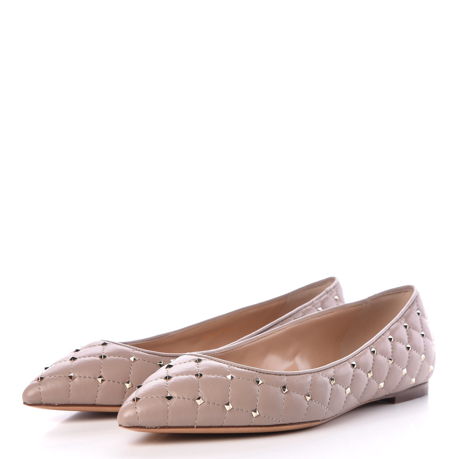 valentino flats poudre
