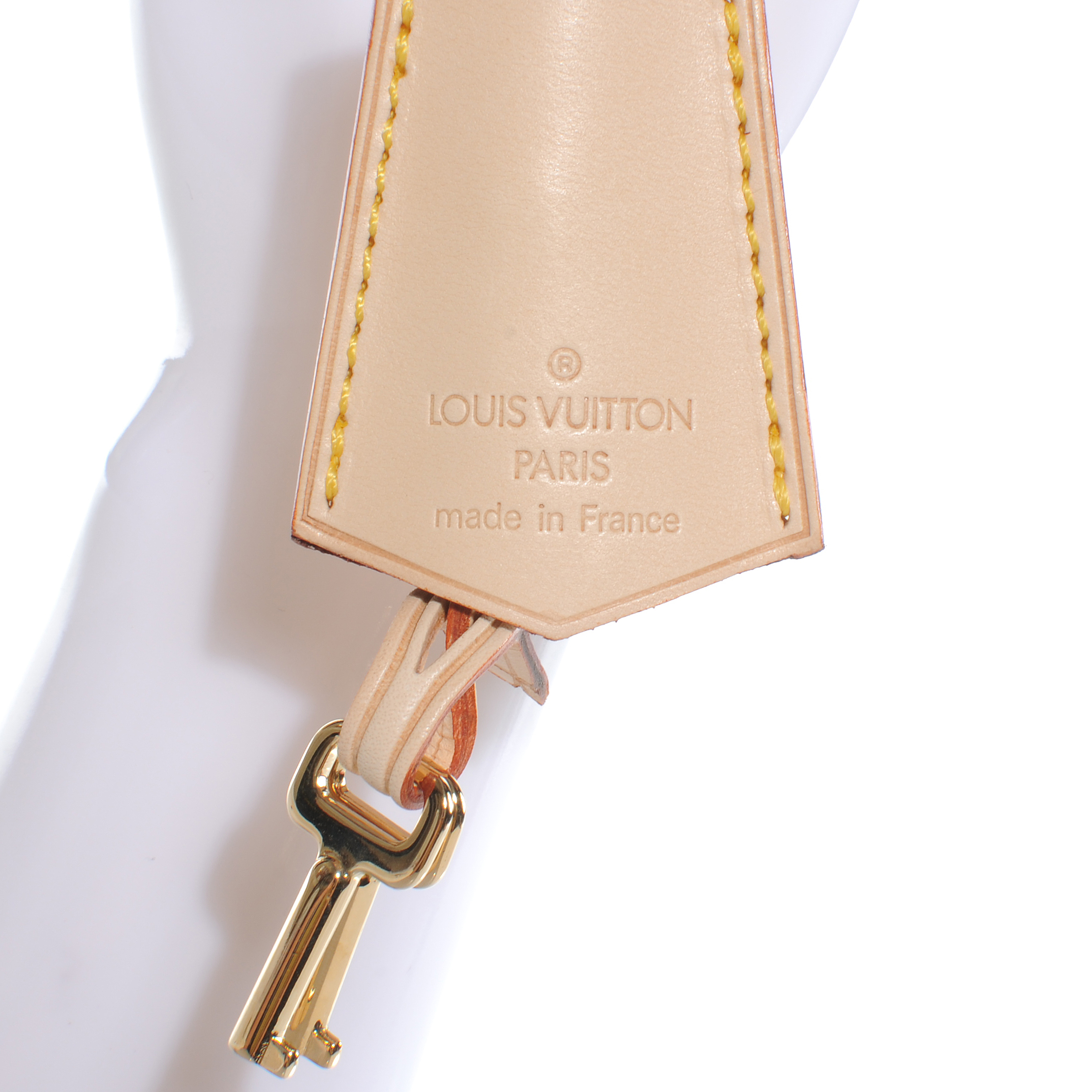 LOUIS VUITTON Vachetta Clochette Key Bell Holder 195624