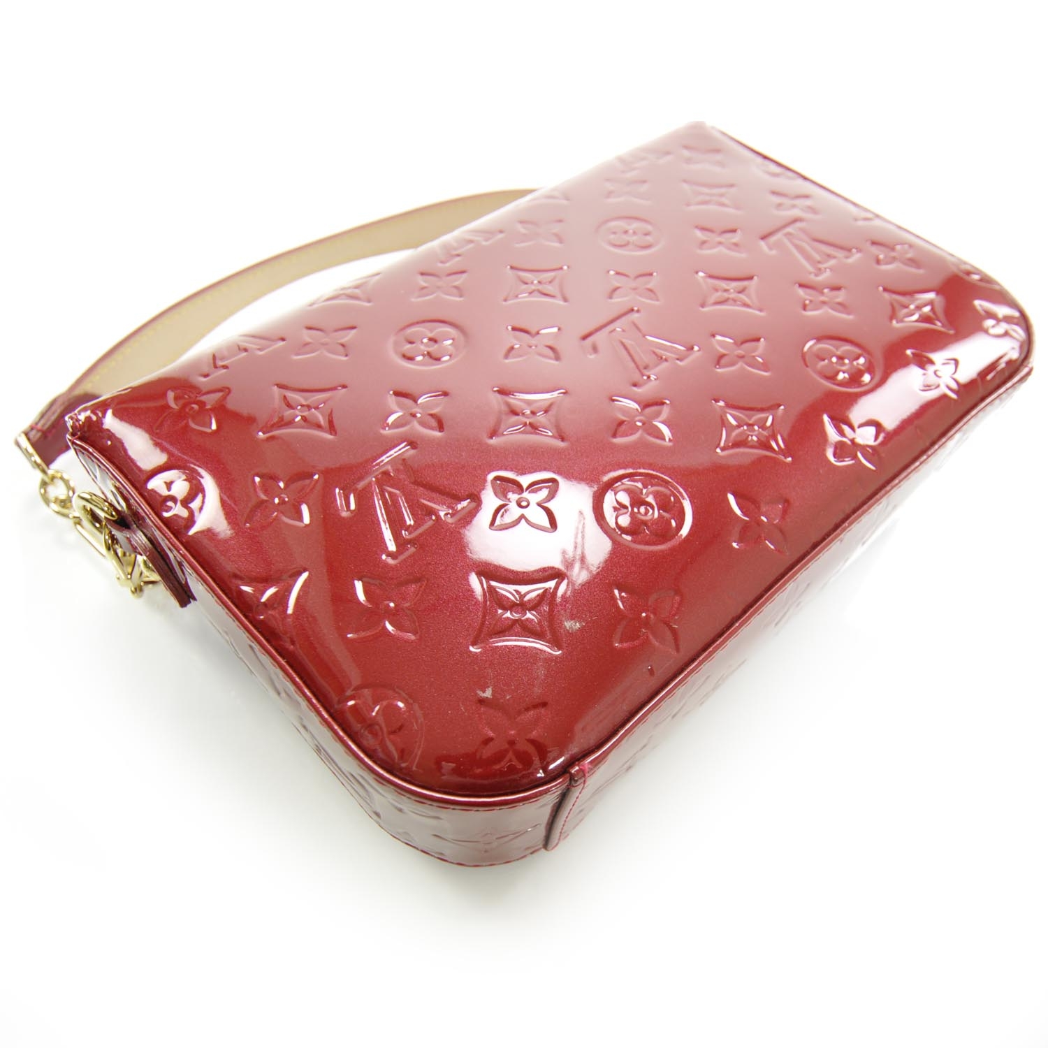Sold at Auction: Louis Vuitton Amarante Monogram Vernis Summit Drive Handbag