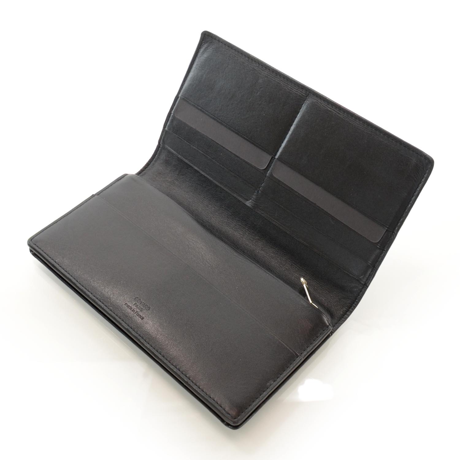 GOYARD Goyardine Wallet Black 37076 | FASHIONPHILE