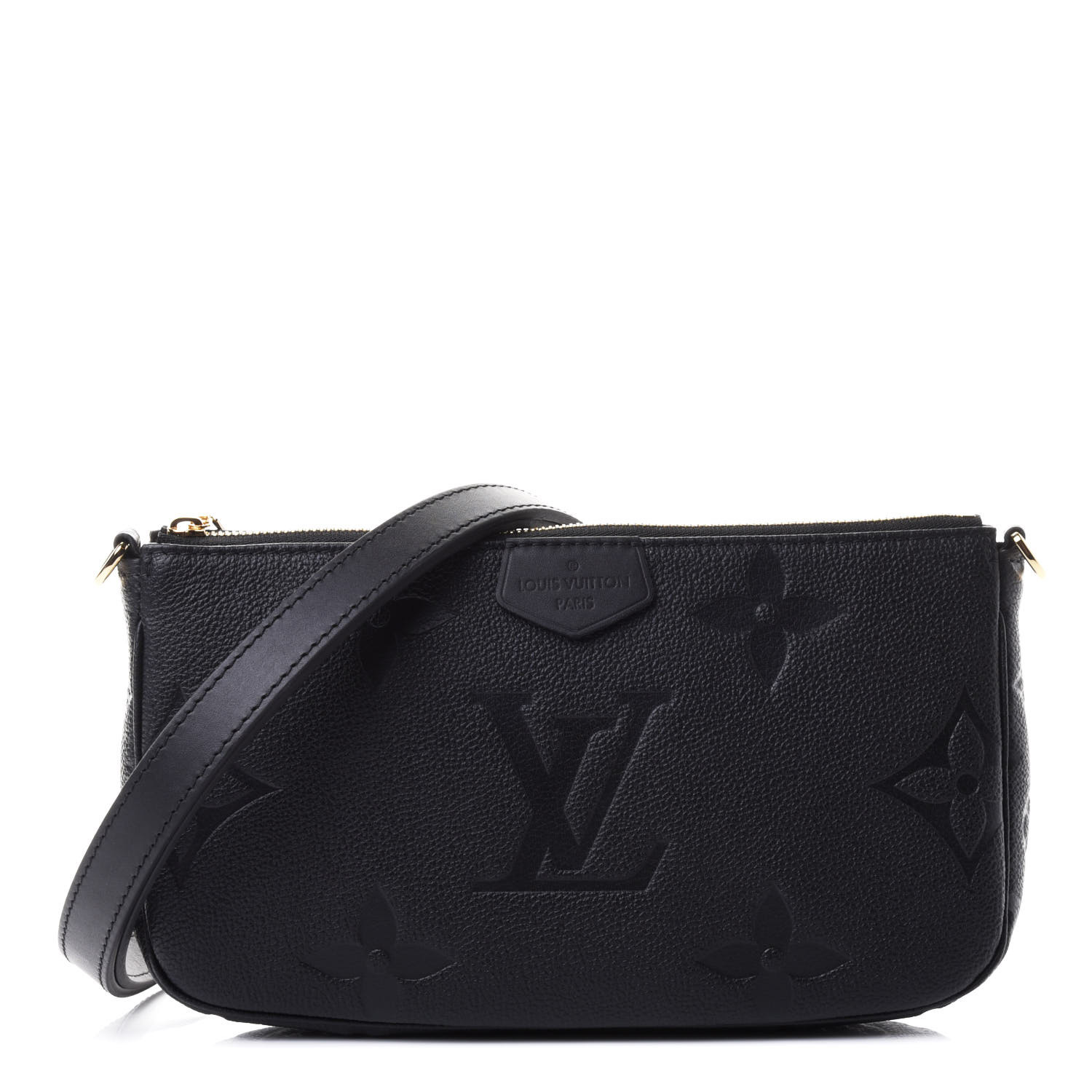 lv multi pochette empreinte black