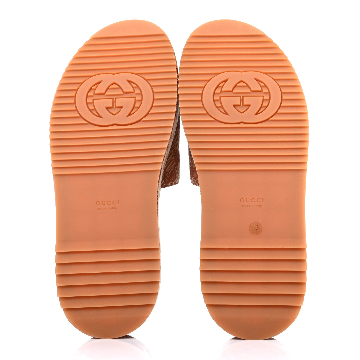 gucci gg guccissima leather slides