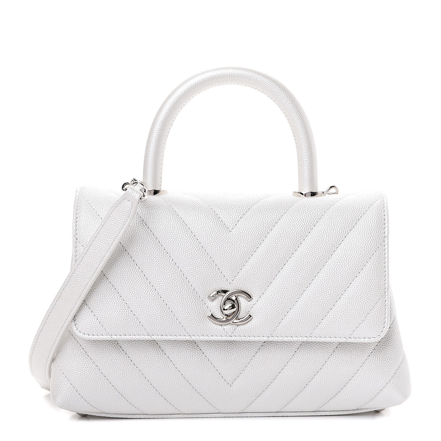 chanel iridescent coco handle