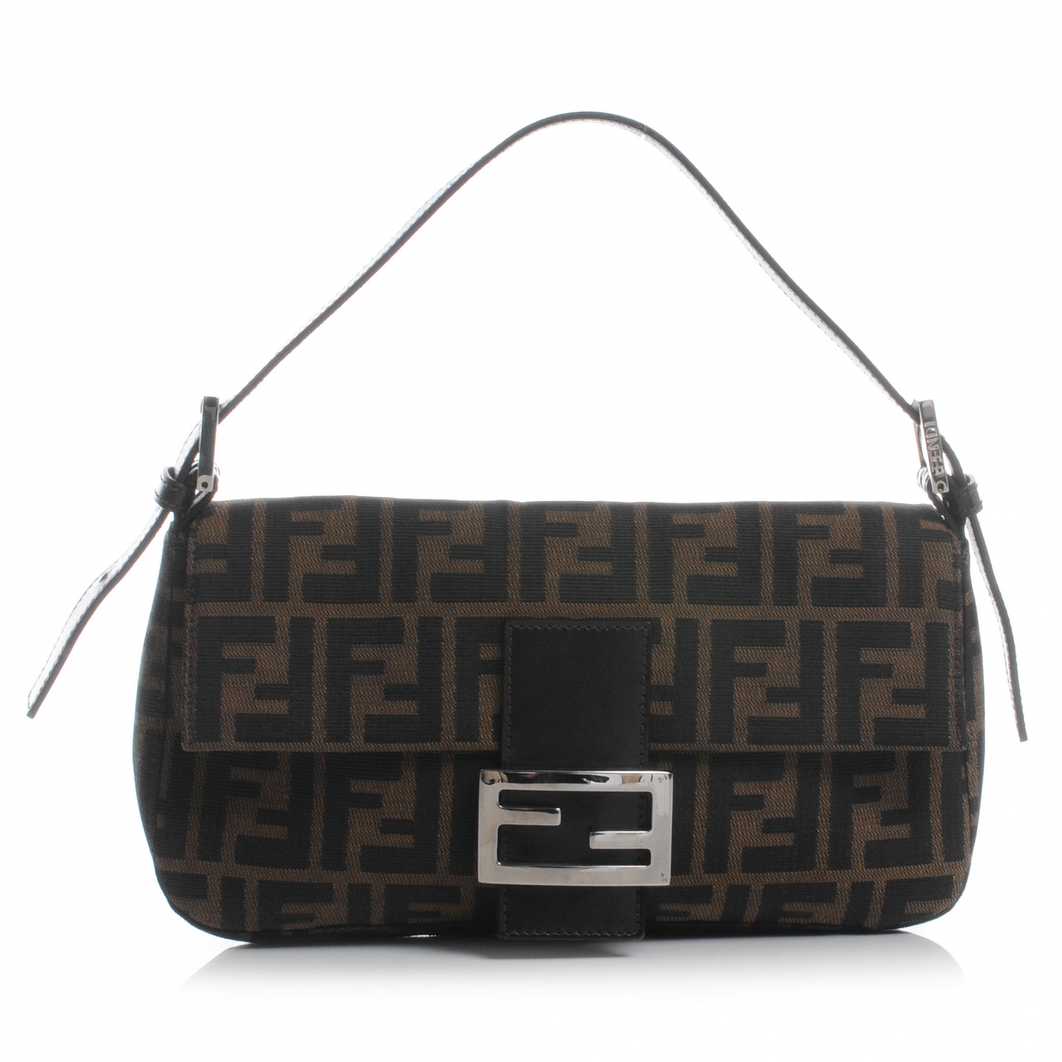 FENDI Zucca Baguette Tobacco 48736 