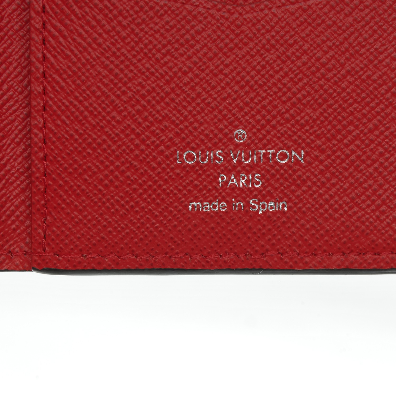 louis vuitton x supreme pocket organizer epi red
