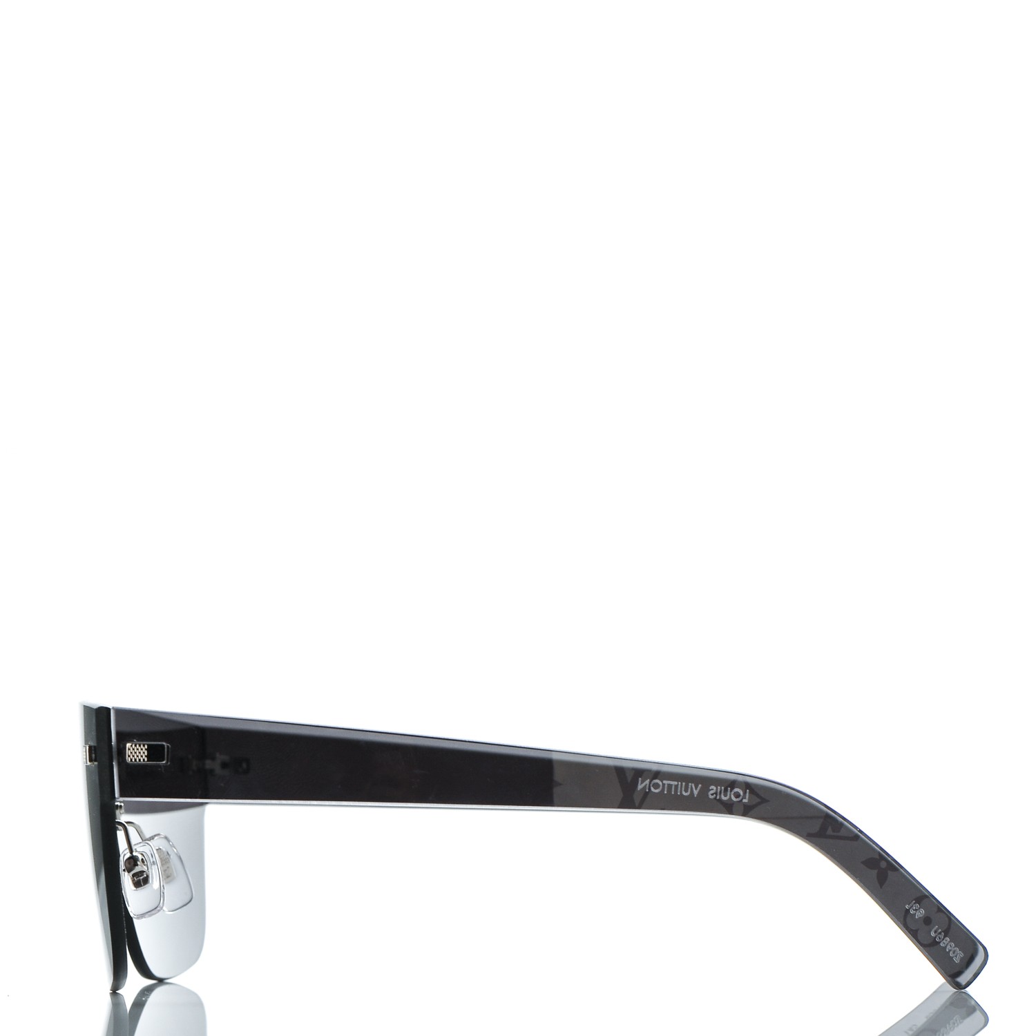 Supreme x Louis Vuitton LV Monogram City Mask Sunglasses Black