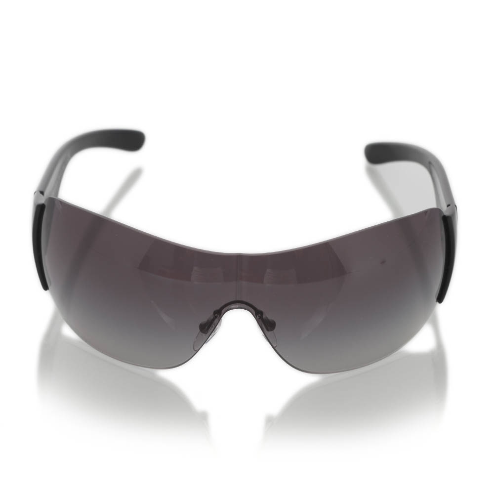 PRADA Rimless Sunglasses SPS 22M Black 24815 | FASHIONPHILE