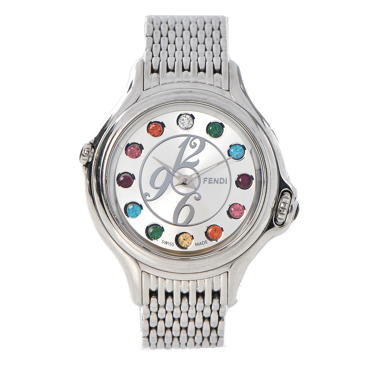 fendi watch with rotating gemstones