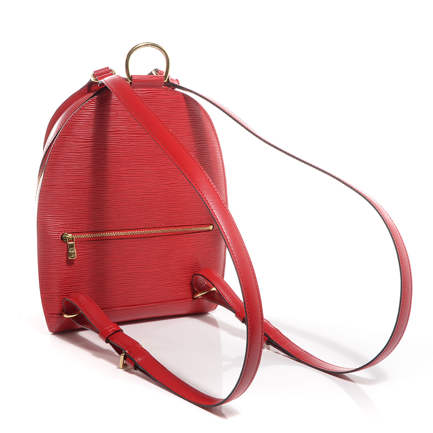 LOUIS VUITTON Epi Mabillon Backpack Rouge Red 75852