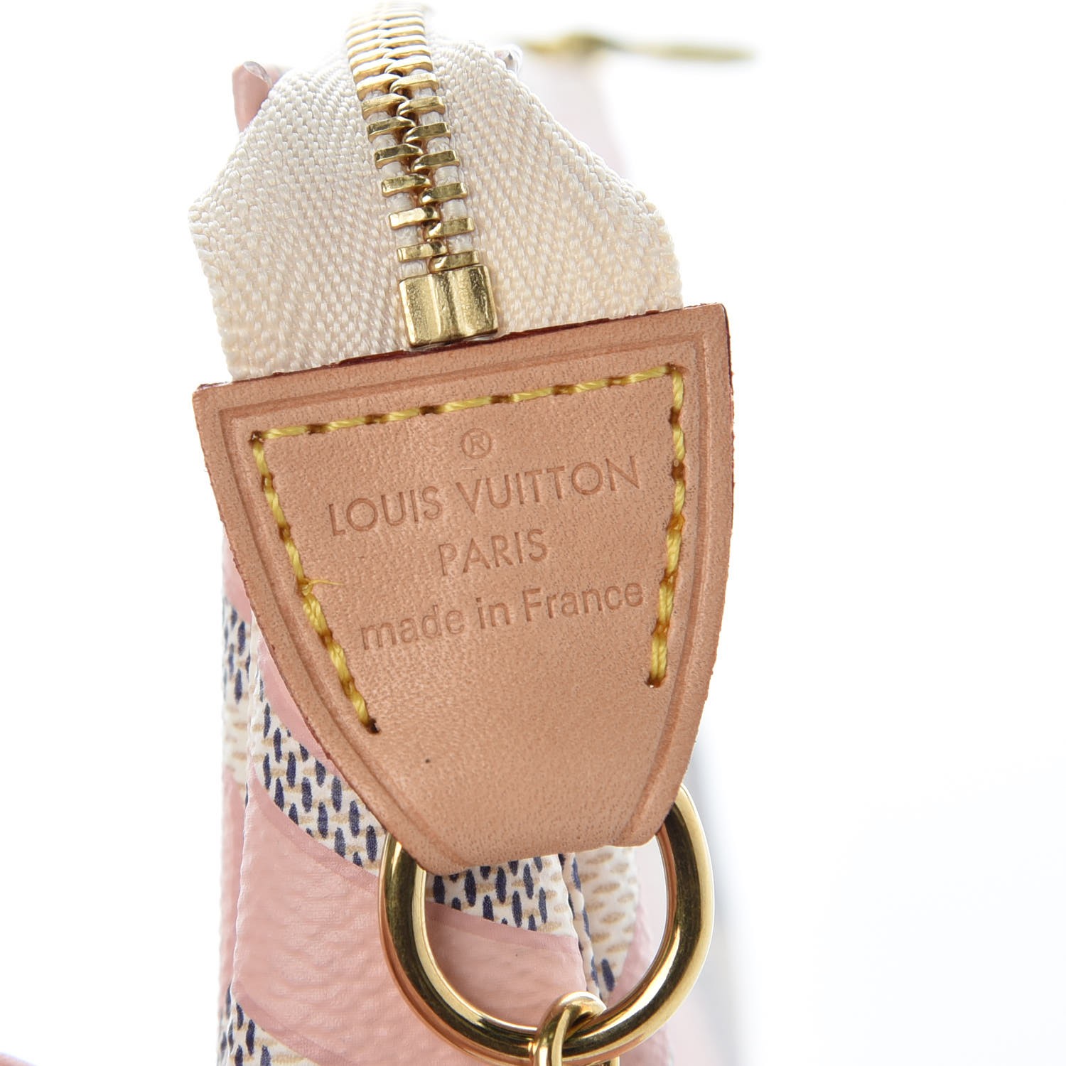 LOUIS VUITTON Damier Azur Tahitienne Mini Pochette Accessories 317568
