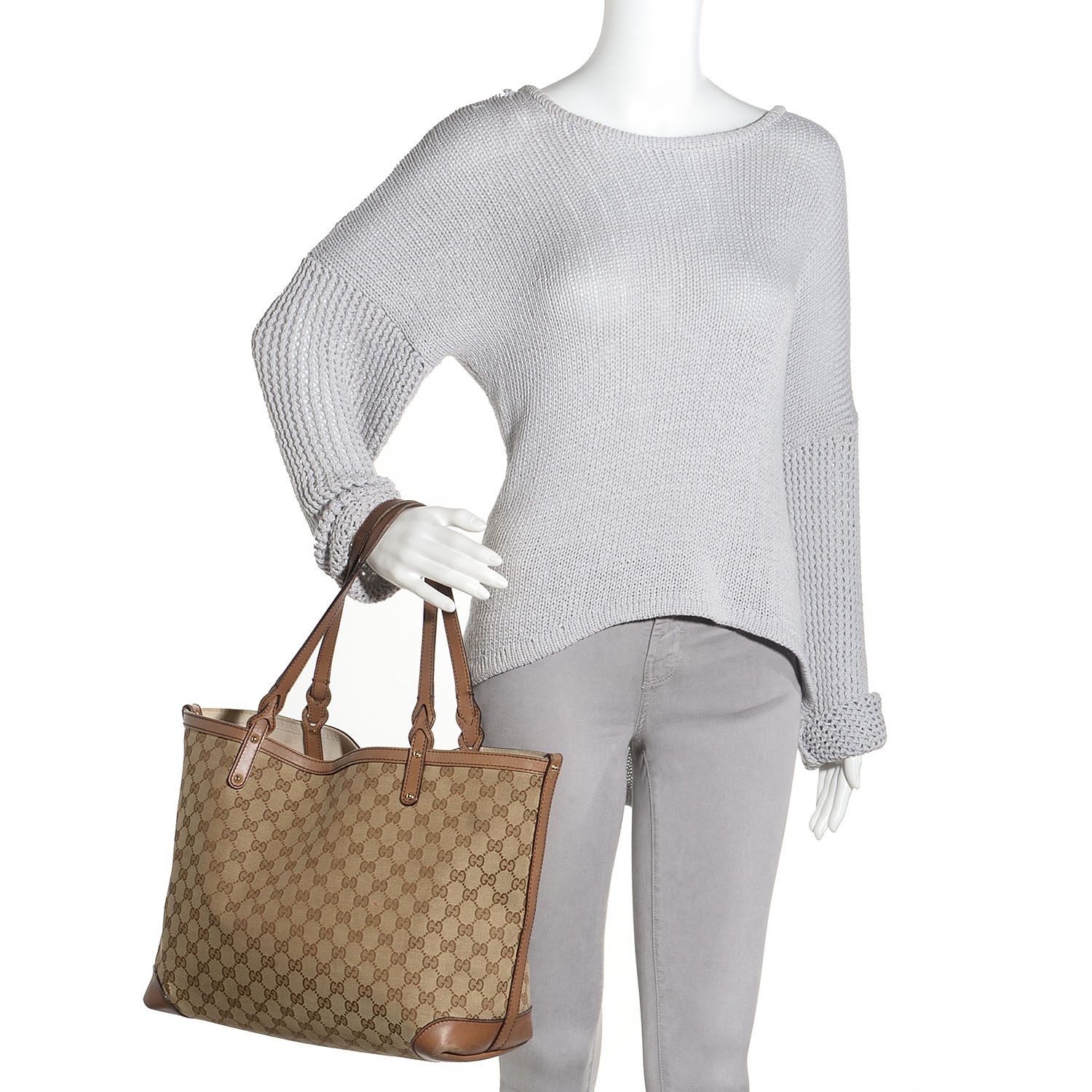 gucci craft tote bag