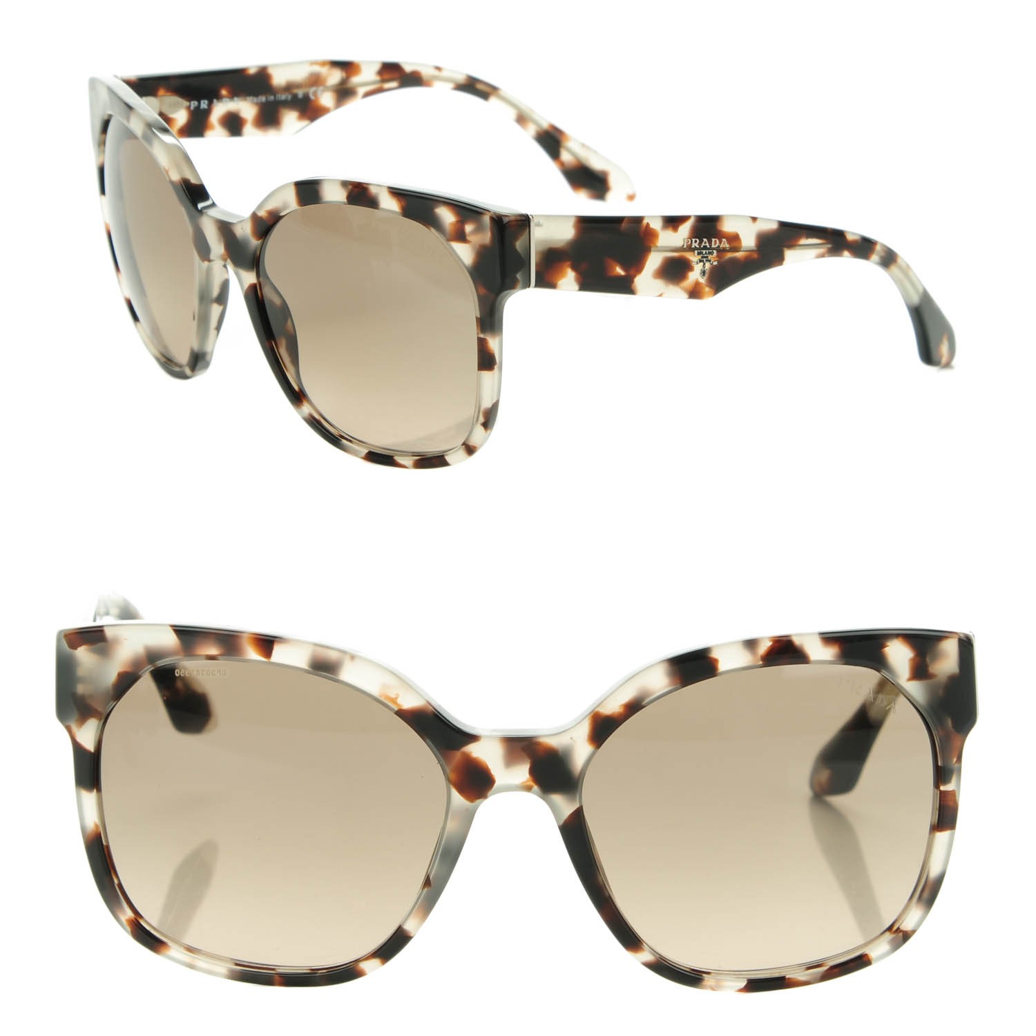 PRADA Sunglasses SPR 10R Tortoise Grey 