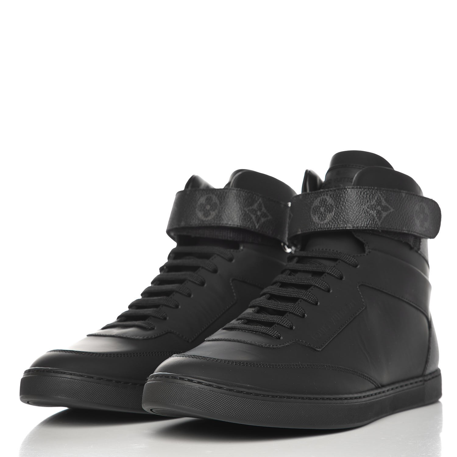 louis vuitton black high top sneakers