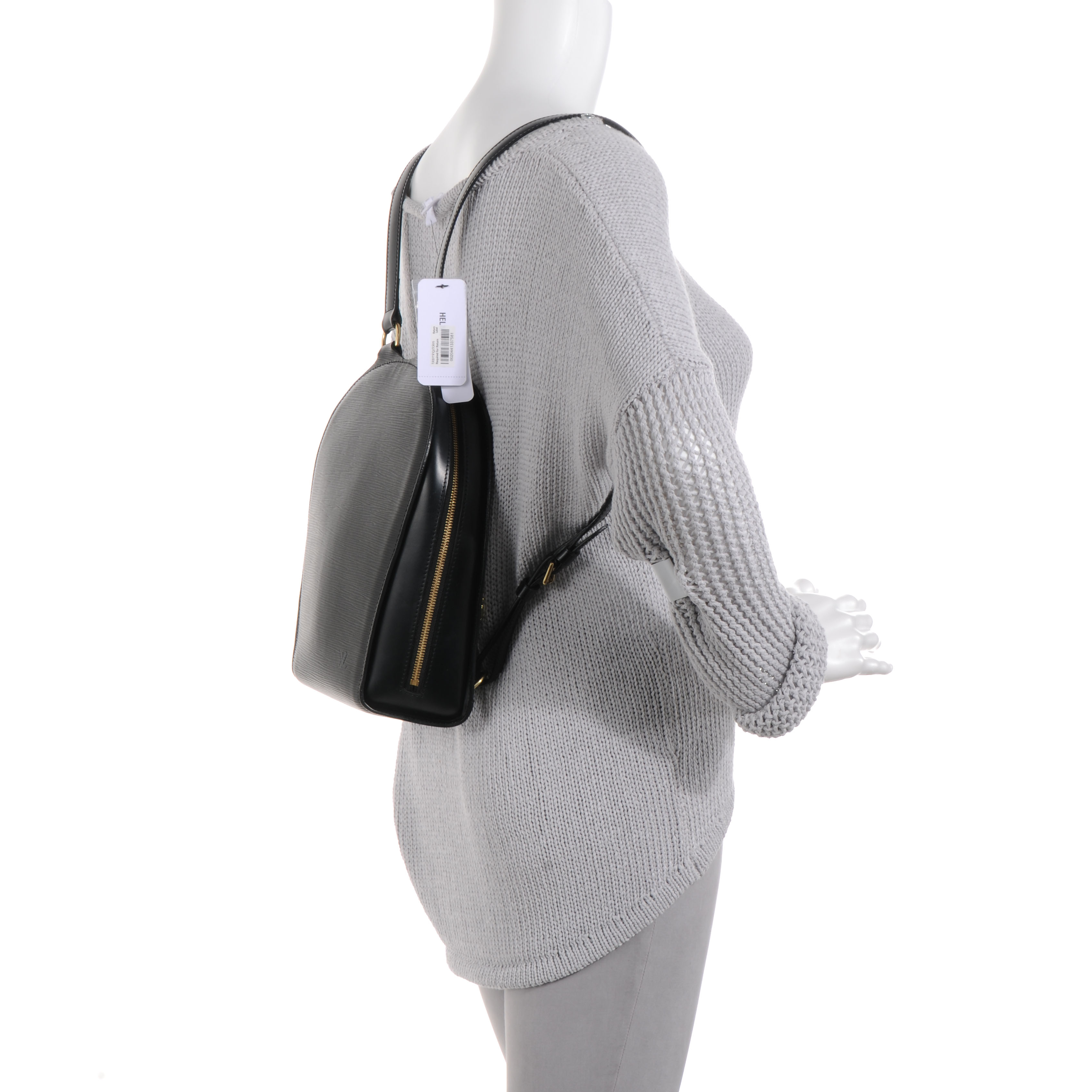 louis vuitton black epi backpack