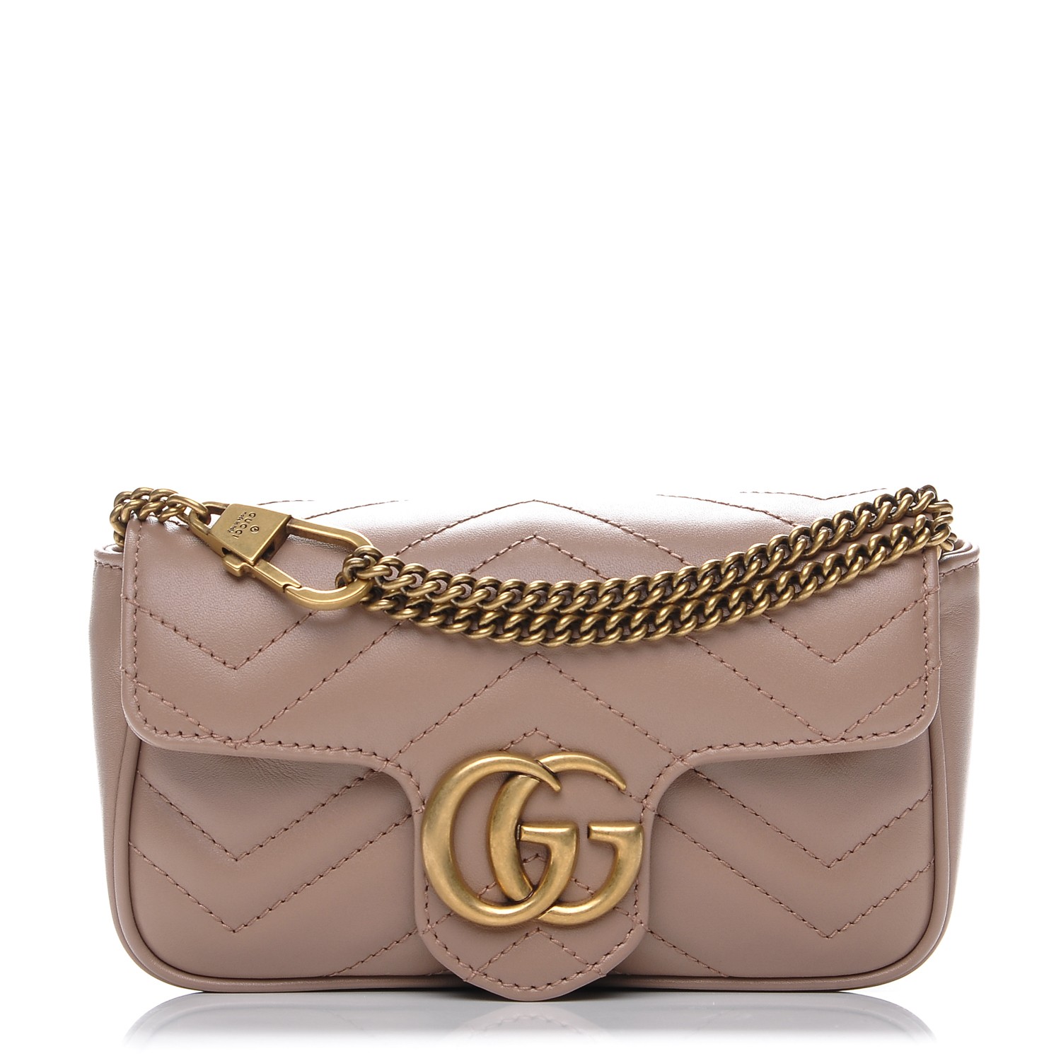 GG Marmont matelassé leather super mini bag - Gucci Women 