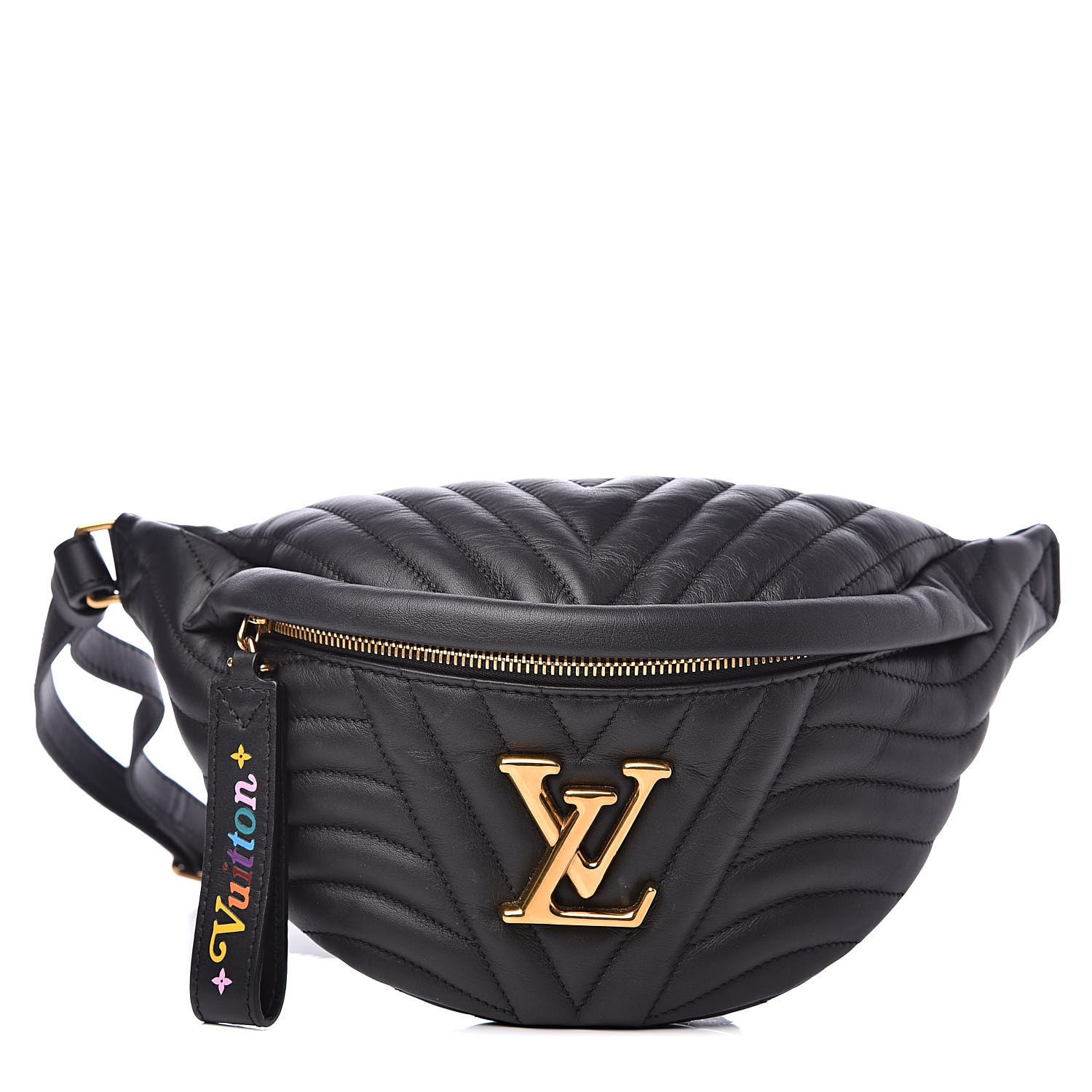 LOUIS VUITTON Monogram New Wave Bumbag Black 525927