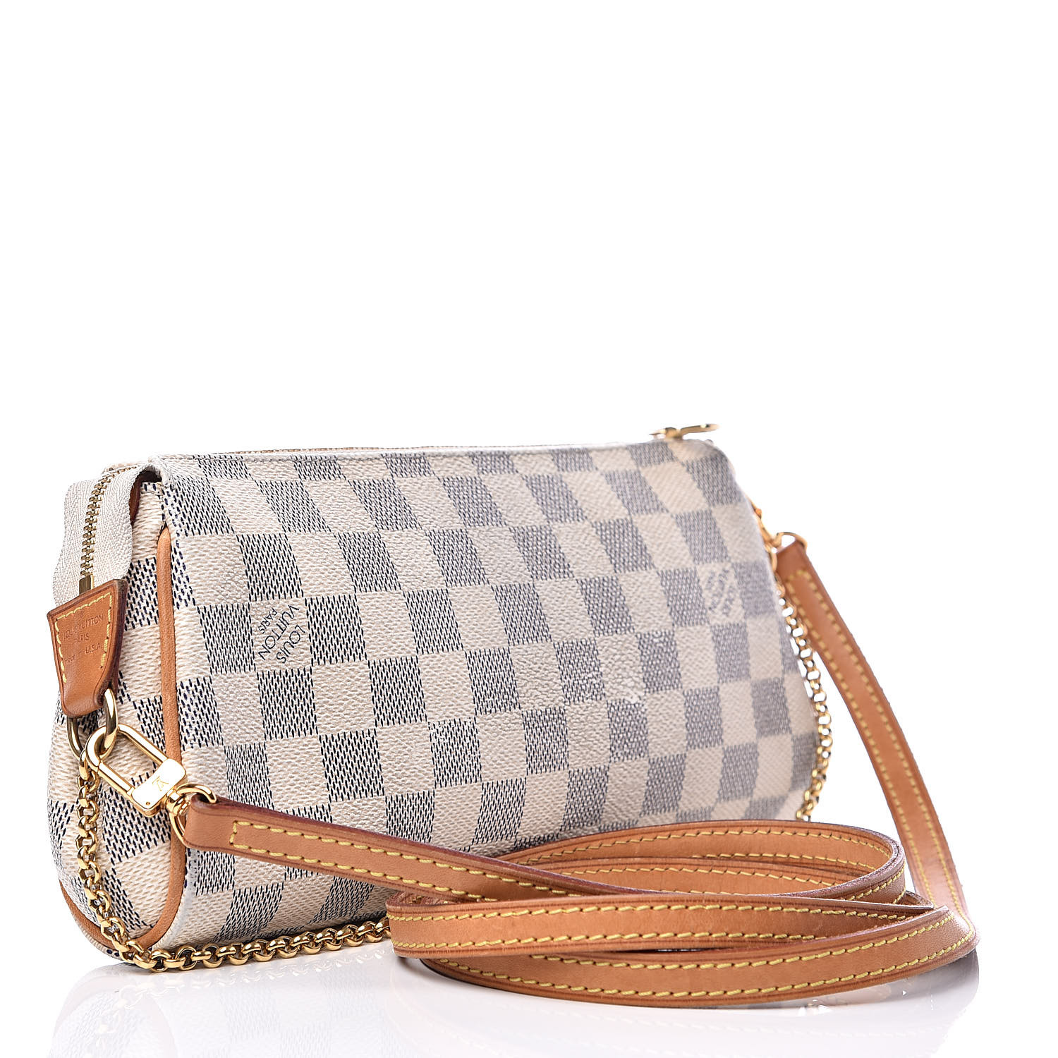 louis vuitton azur eva clutch
