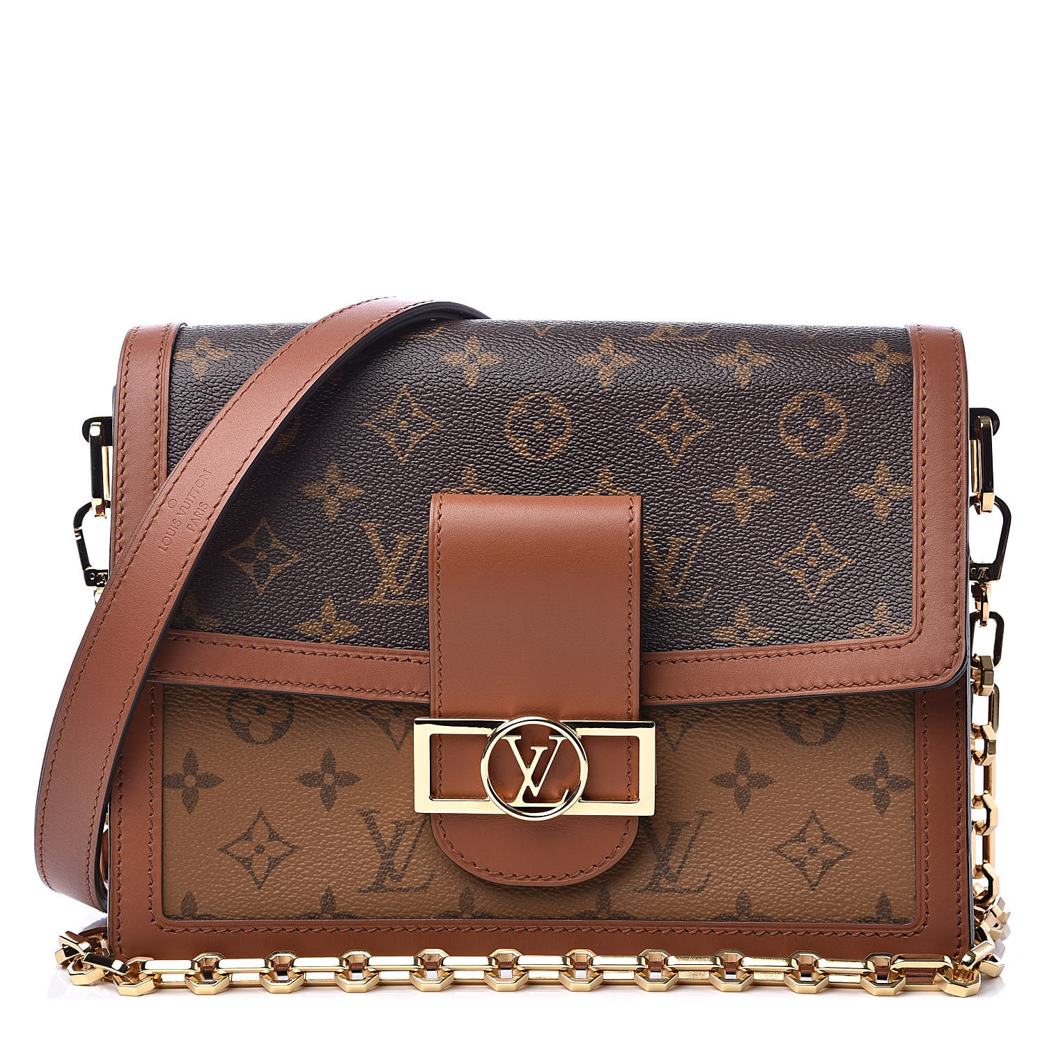 LOUIS VUITTON Reverse Monogram Dauphine MM 524391