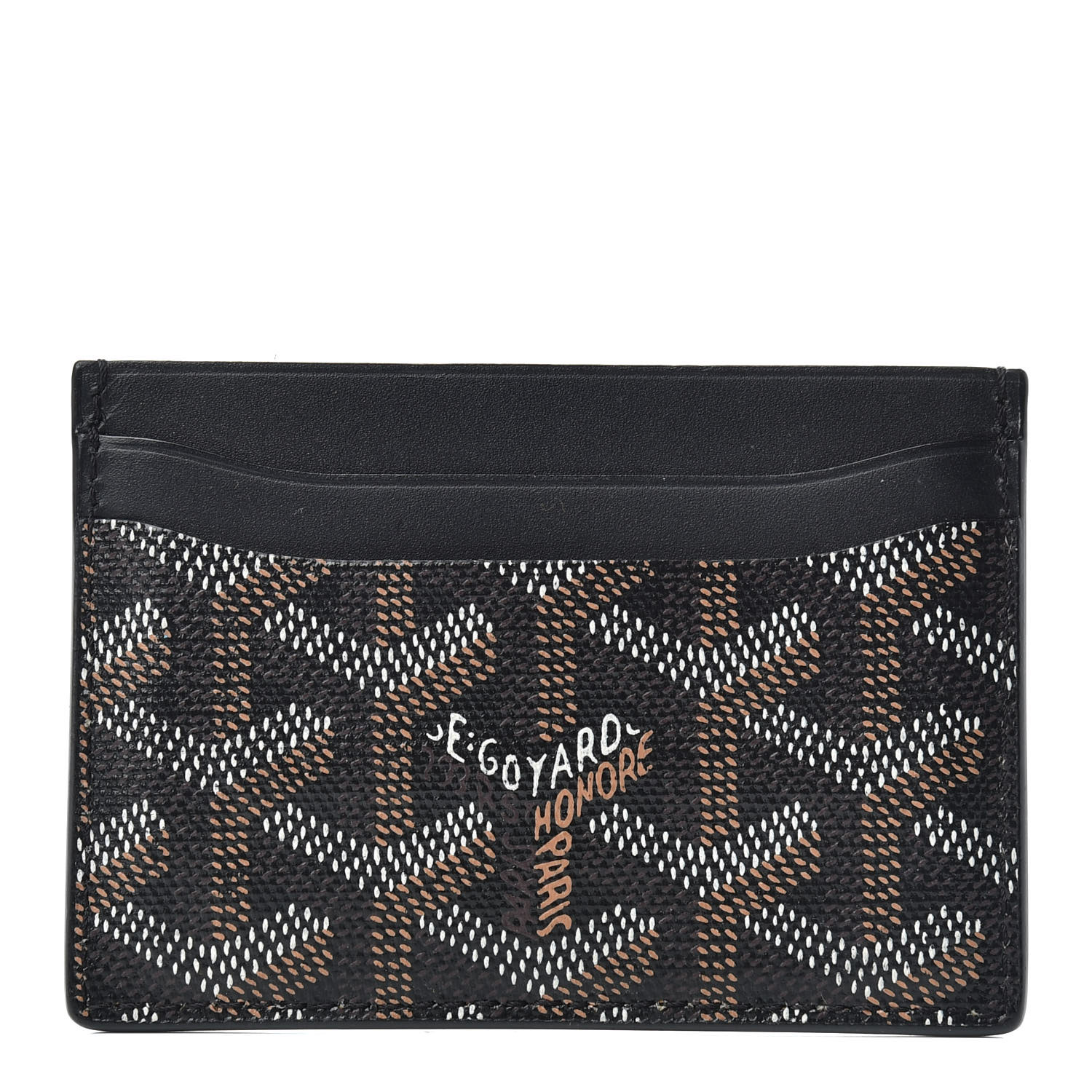 goyard grey card holder